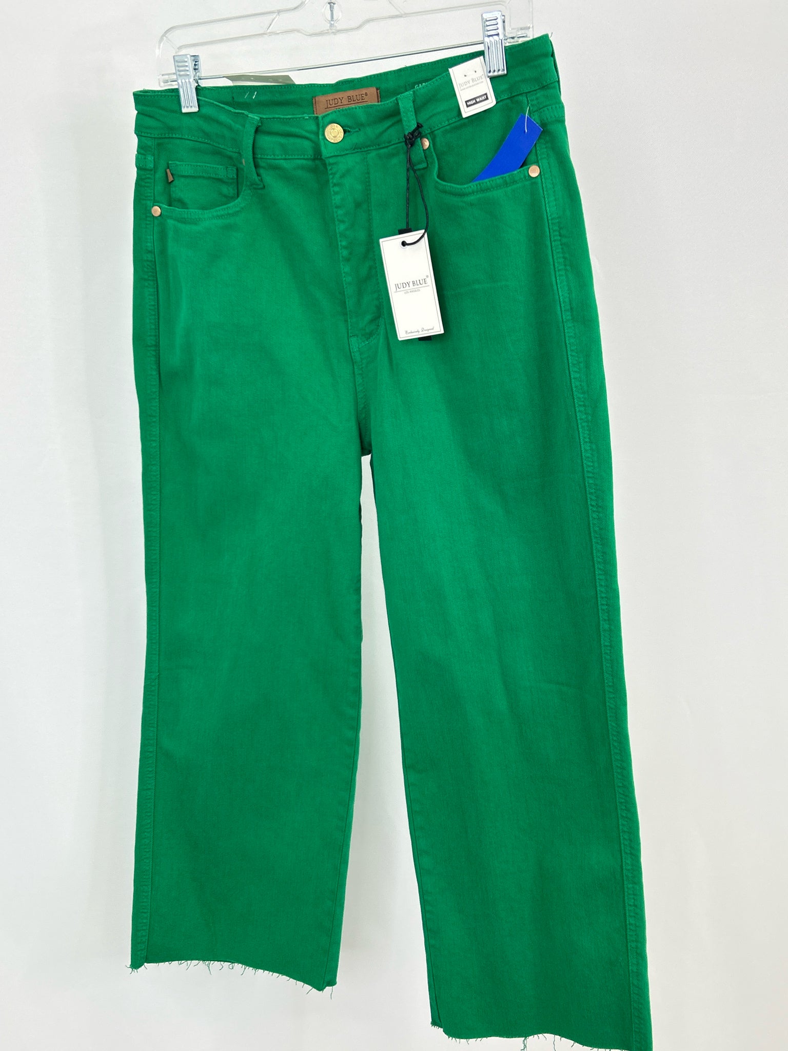JUDY BLUE Size 13/31 Green Women jeans