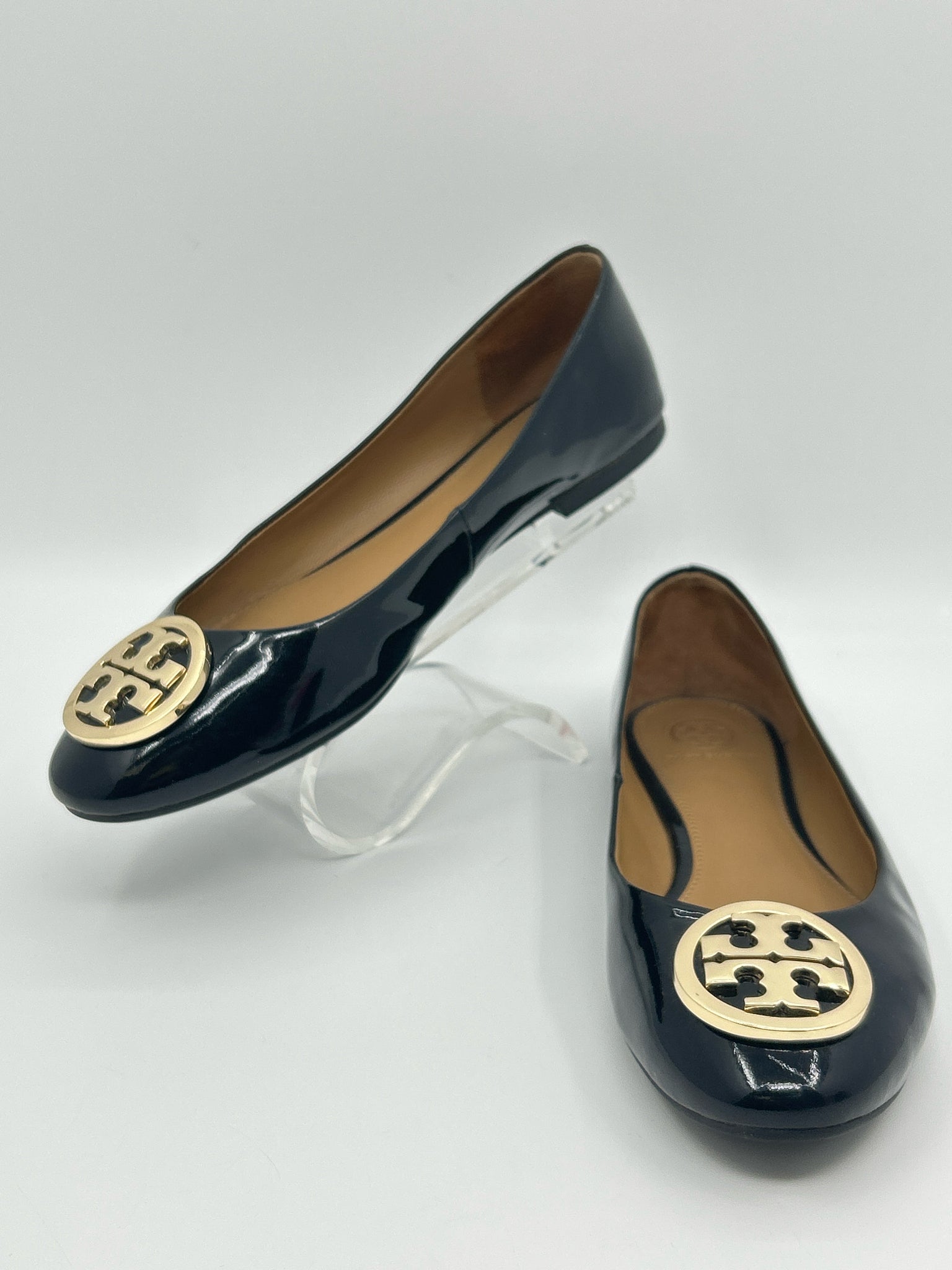 TORY BURCH Size 7 Black Women Flats