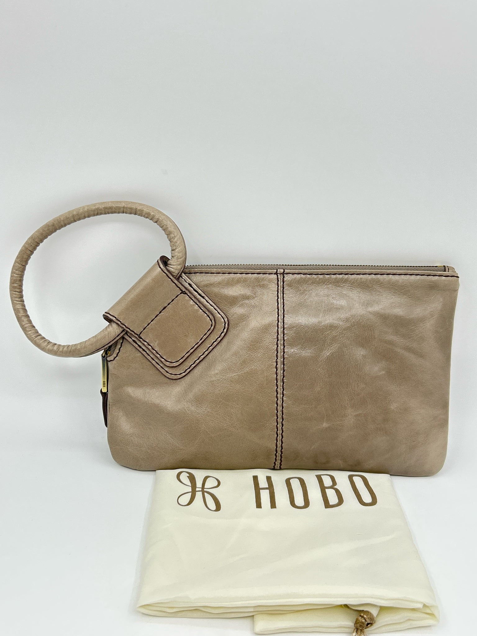 HOBO Taupe Women Wristlet