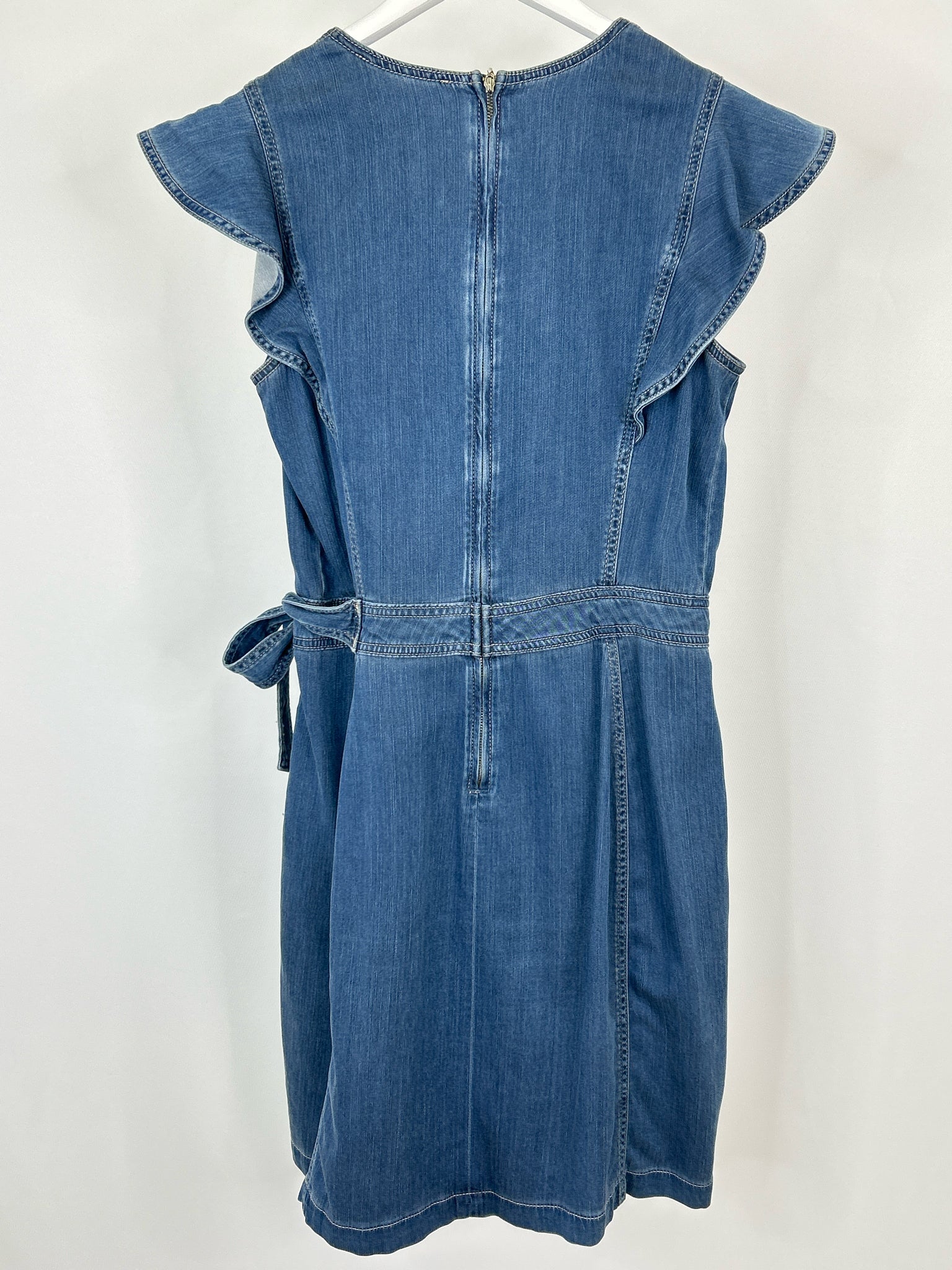 White House Black Market Size 8 Blue Women Dress