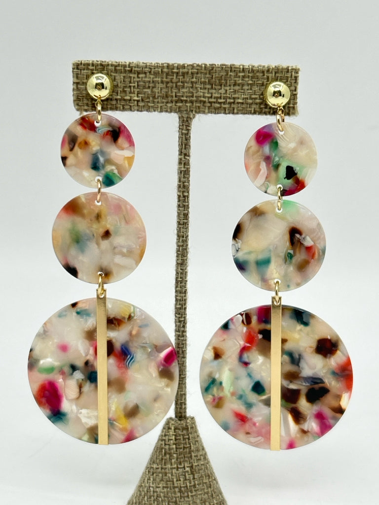 EYE CANDY Size One Size Gold and red Earrings