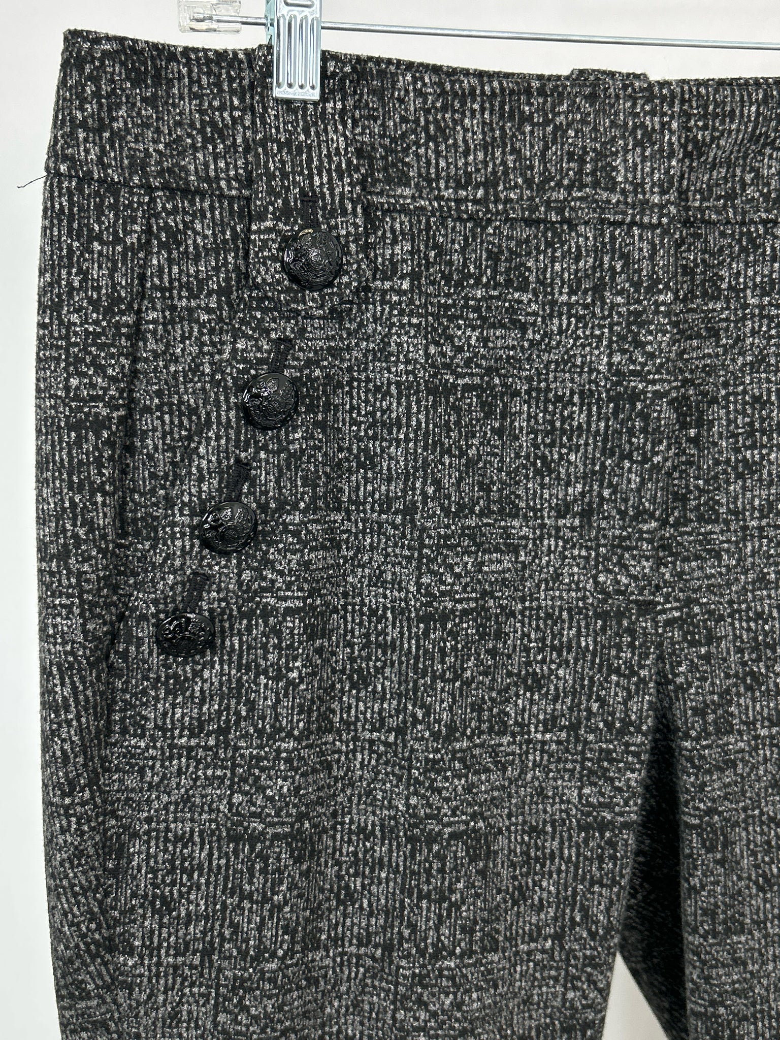 White House Black Market Size 12 GREY PRINT Women Pants