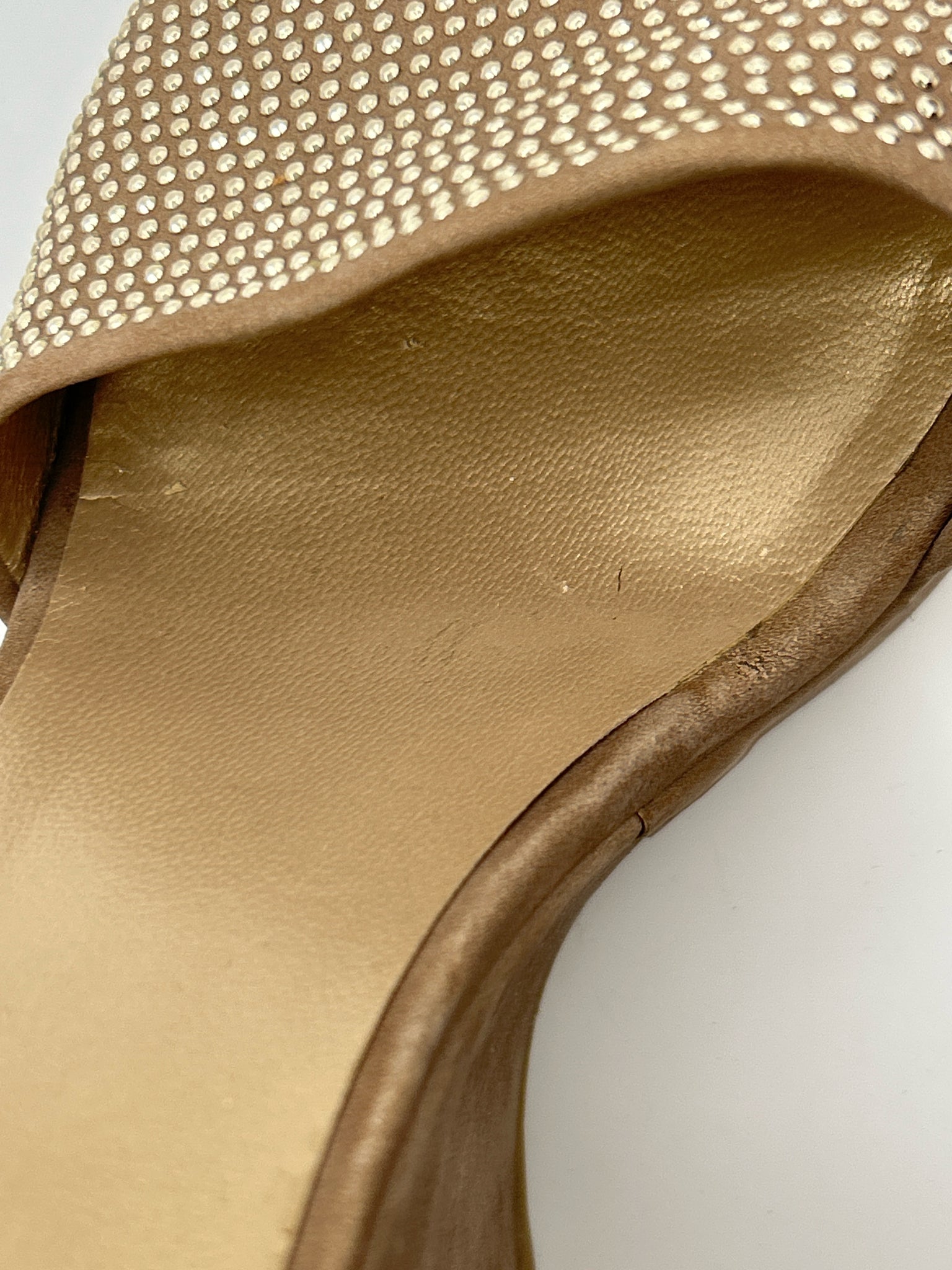 STUART WEITZMAN Size 9M Taupe Women Sandal