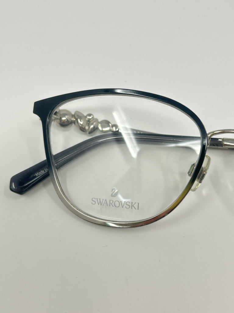 SWAROVSKI Black and Silver Clear Glasses