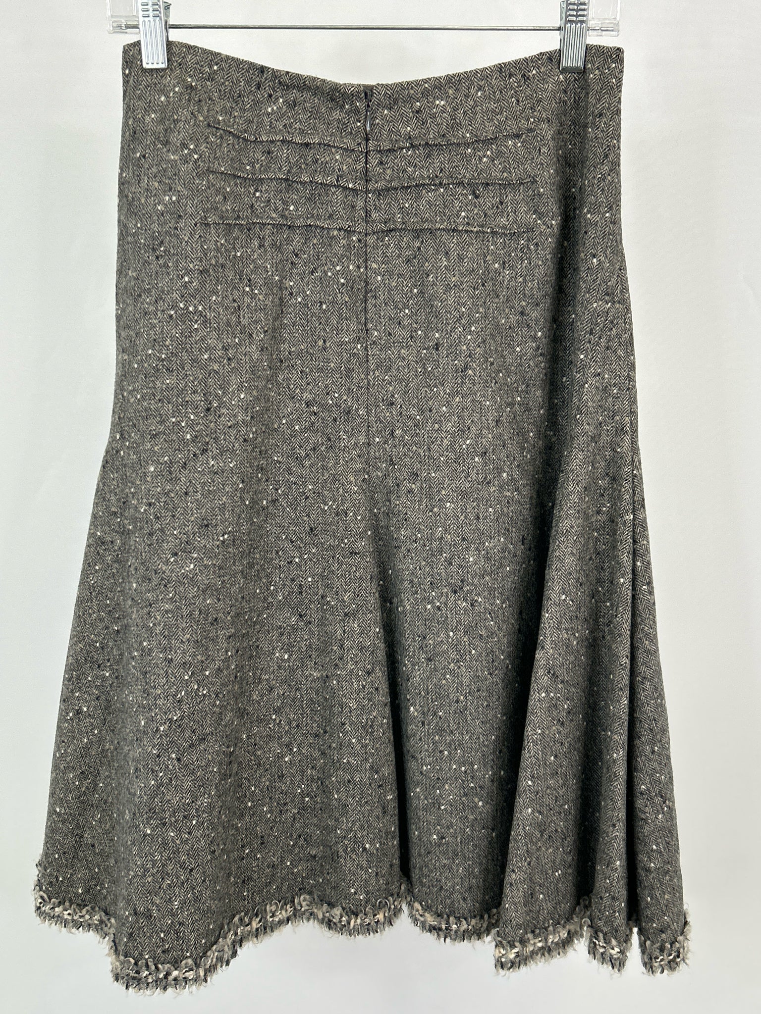 OSCAR DE LA RENTA Size 6 Grey Women Skirt