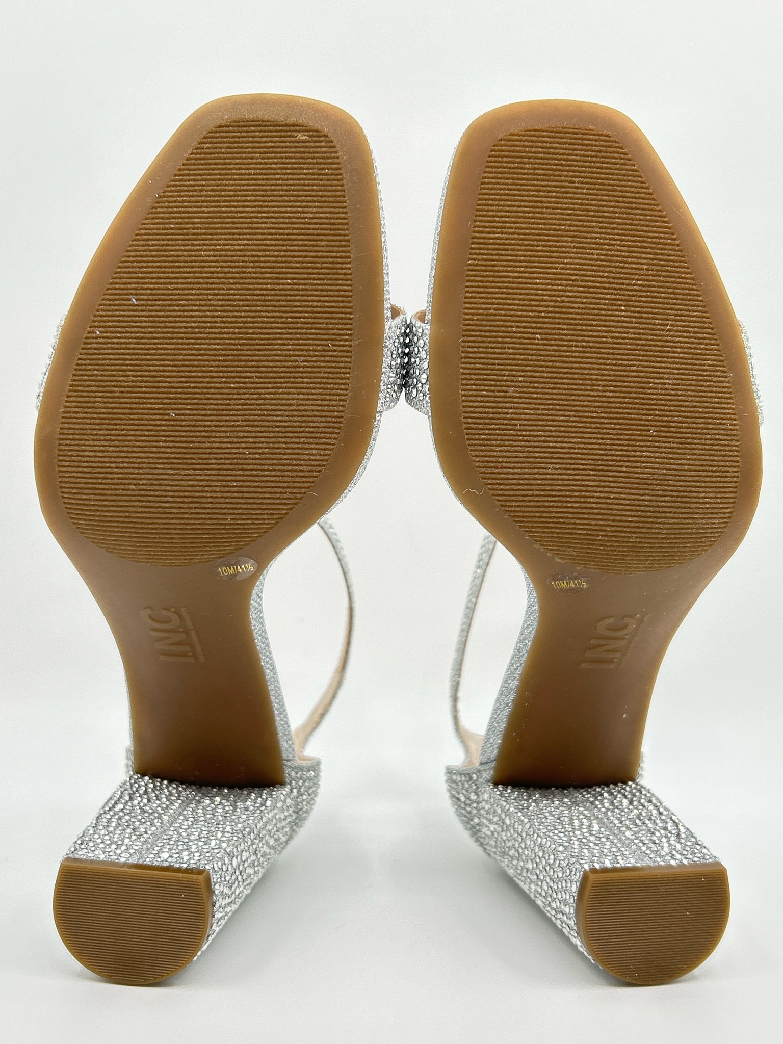 INC Size 10M Silver Women Sandal