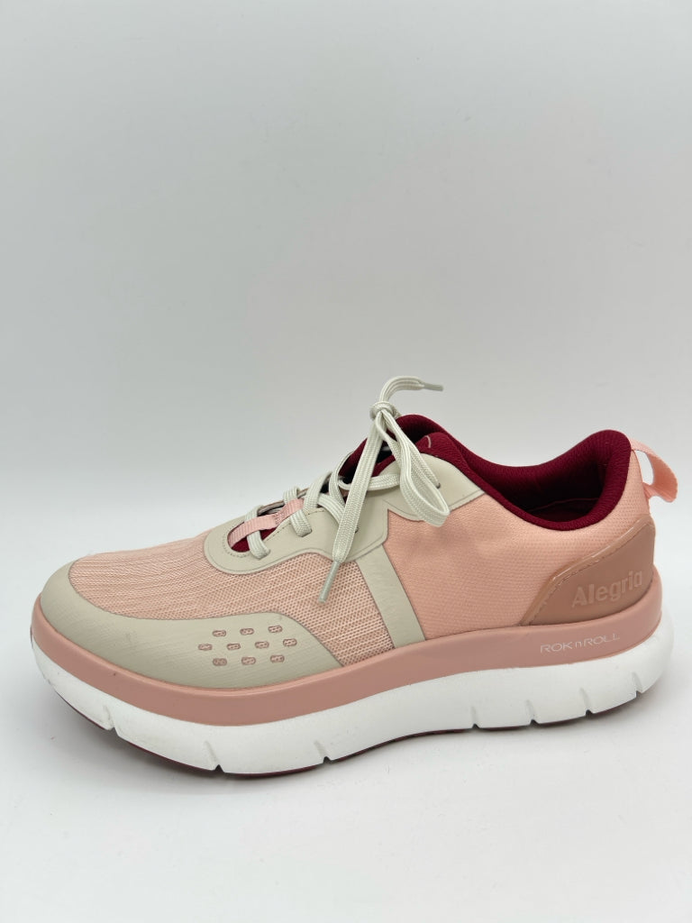 ALEGRIA Size 7 Pink Sneakers