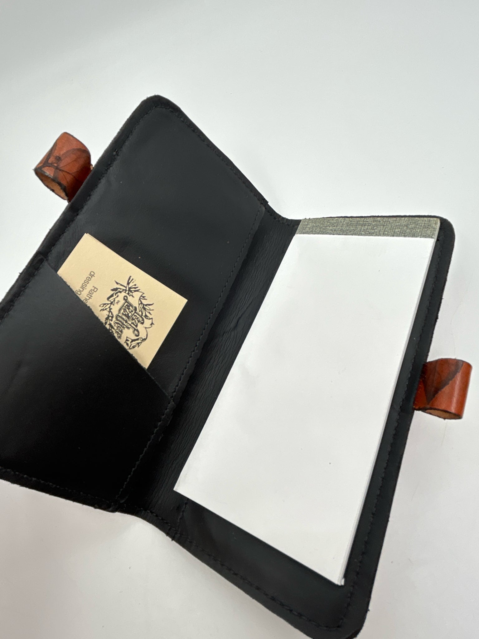 LEAF LEATHER Brown Print Accessories