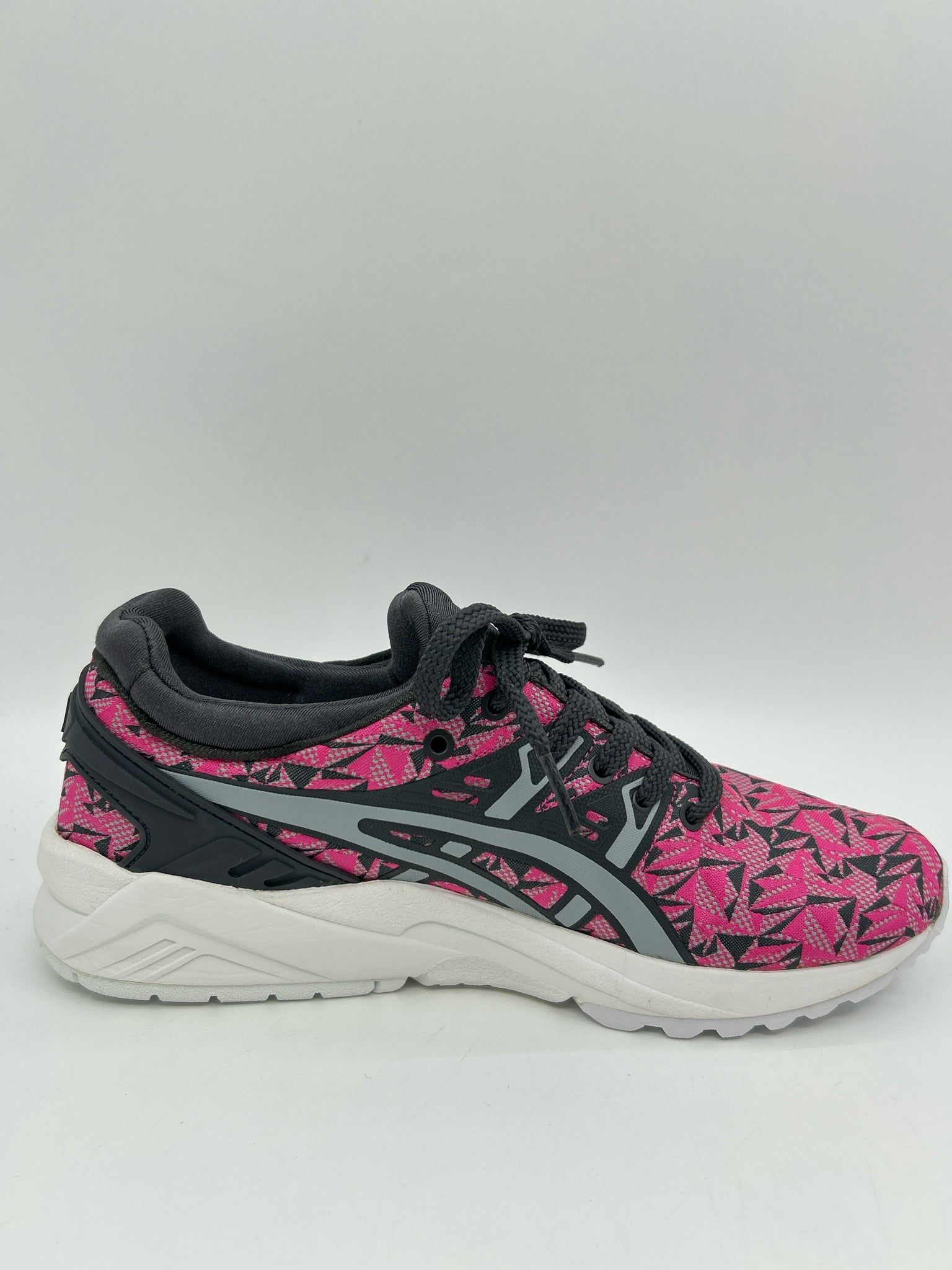 ASICS Size 7 GREY & PINK Women Sneakers