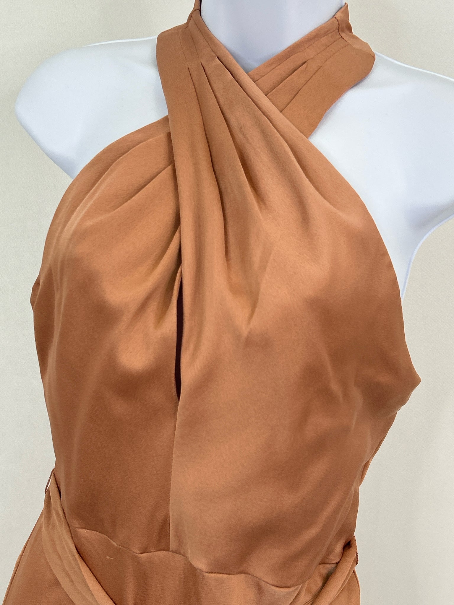 TAYLOR Size 6 Apricot Women Dress