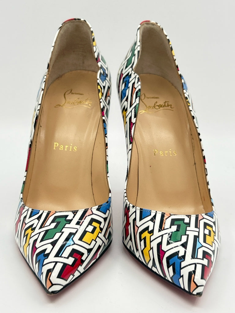 CHRISTIAN LOUBOUTIN Women Size 37 Multi-Color Pumps