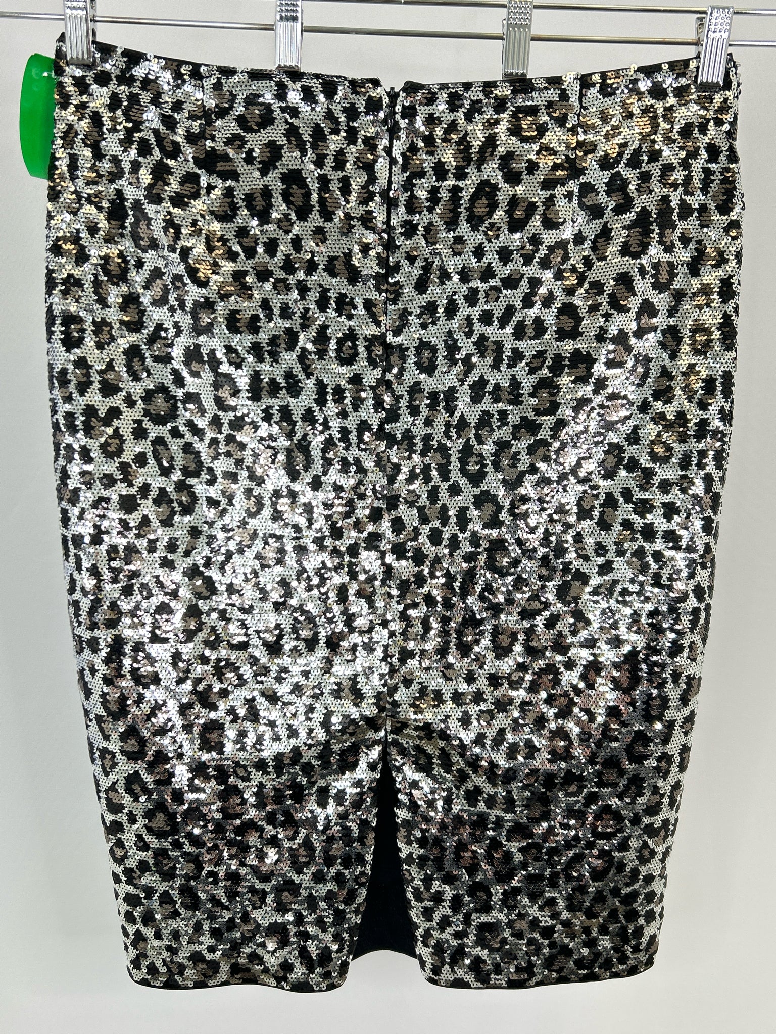 MICHAEL MICHAEL KORS Size L SILVER AND AQUA Women Skirt
