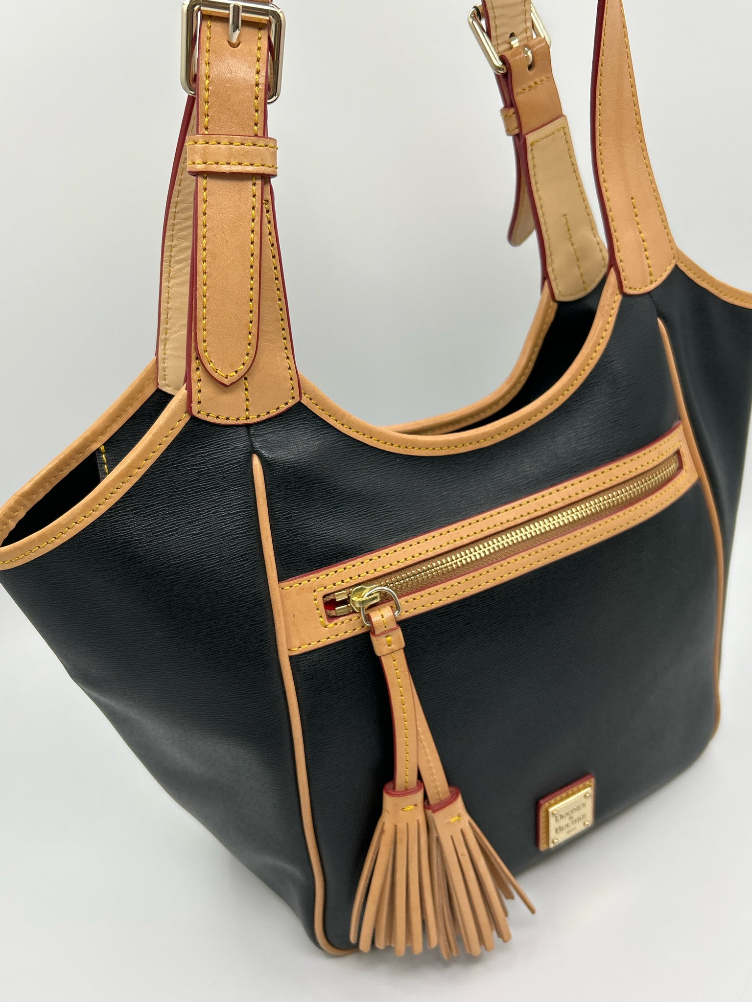 DOONEY & BOURKE BLACK AND TAN Women Purse