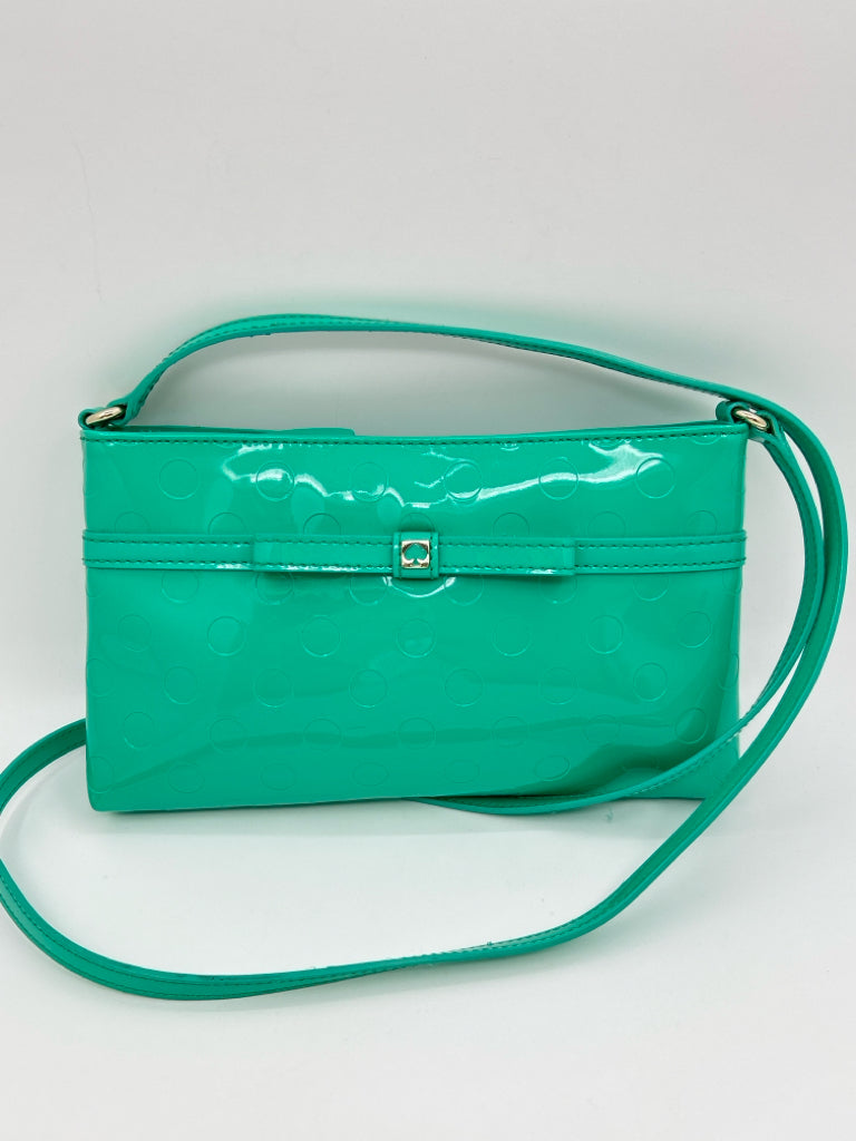 KATE SPADE Mint Green Patent Leather Camellia Street Amy Purse