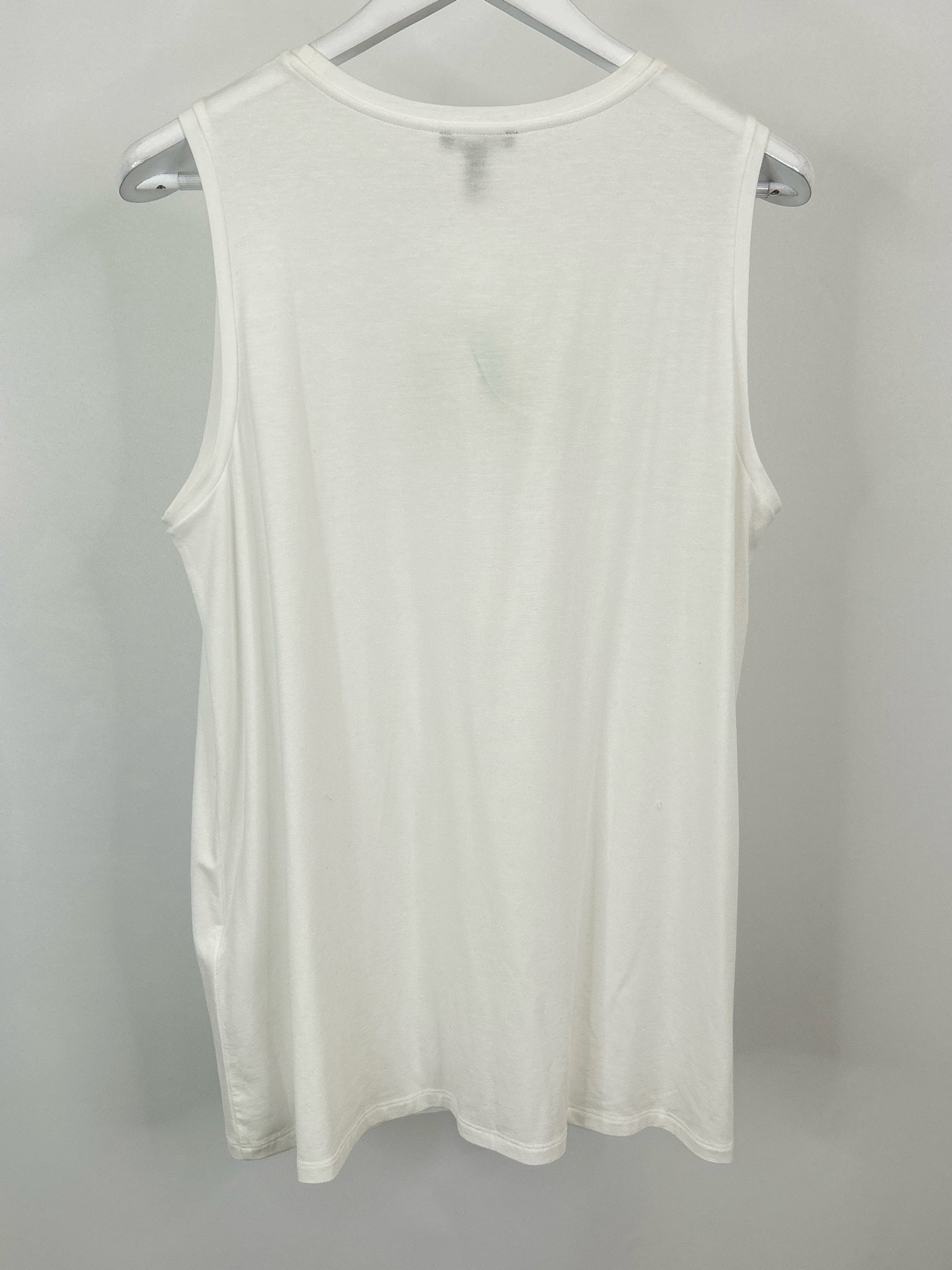 EILEEN FISHER Size L White Women's Tank Top