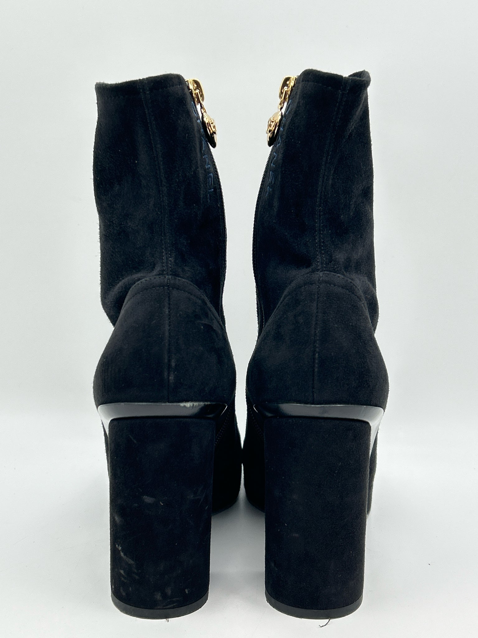 CHANEL Size 41/10 Black Women Booties