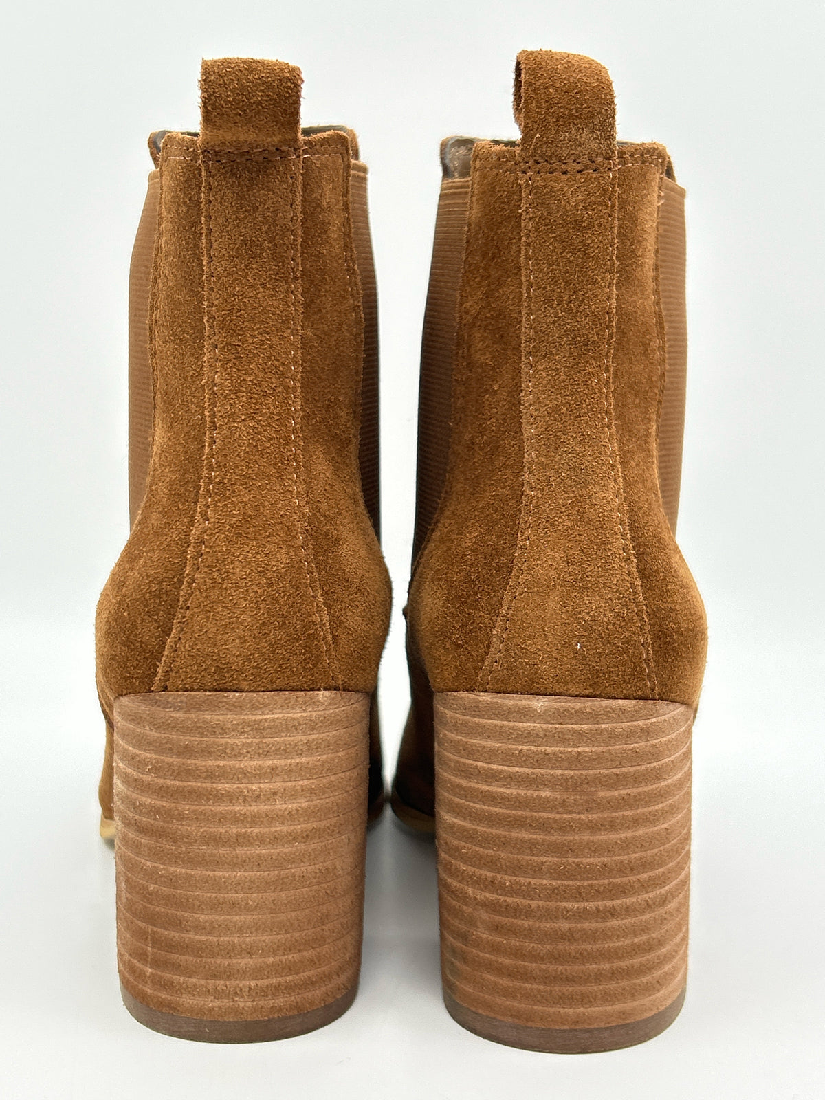 STEVE MADDEN Size 6.5M COGNAC Women Booties