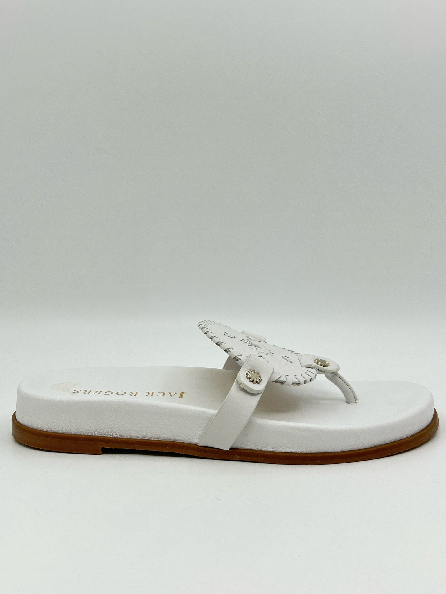 JACK ROGERS Size 8.5M White Women Sandal