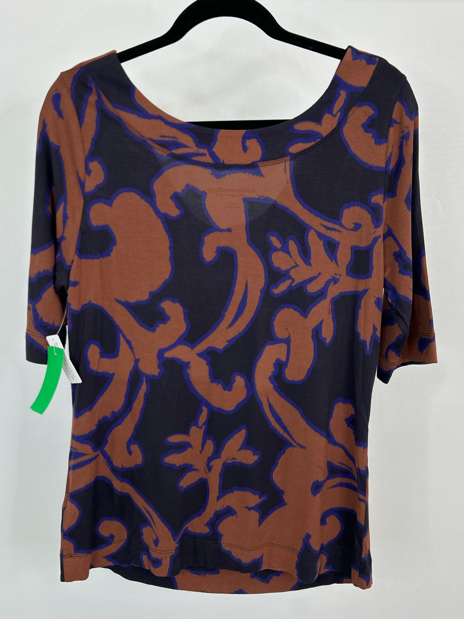 SOFT SURROUNDINGS NWT Size M Brown Print Women Top