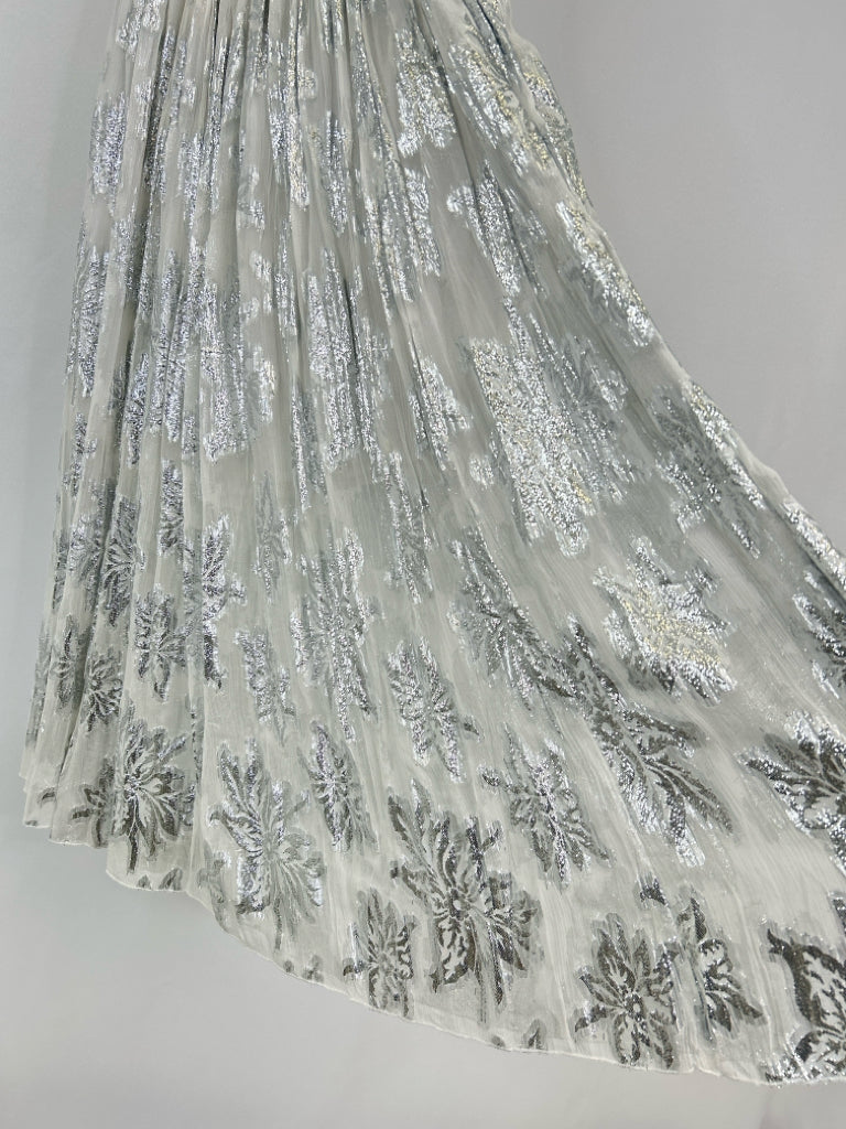 Muche et Muchette Size One Size WHITE AND SILVER Women's Skirt