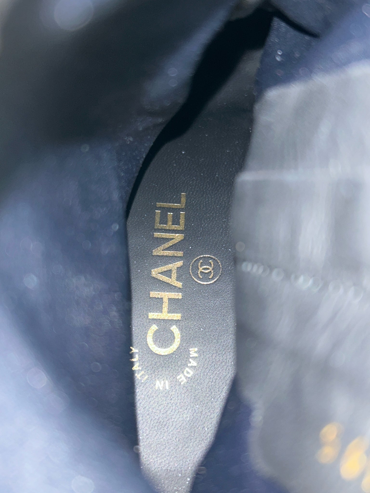 CHANEL Size 41/10 Black Women Booties