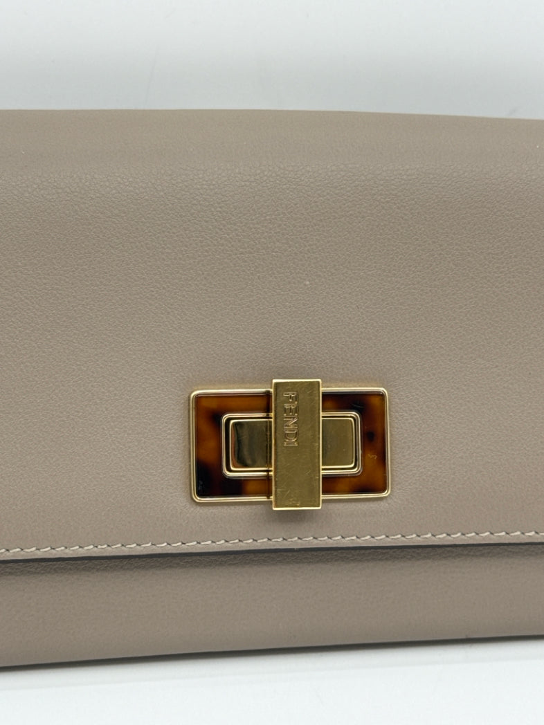 FENDI Taupe Wallet