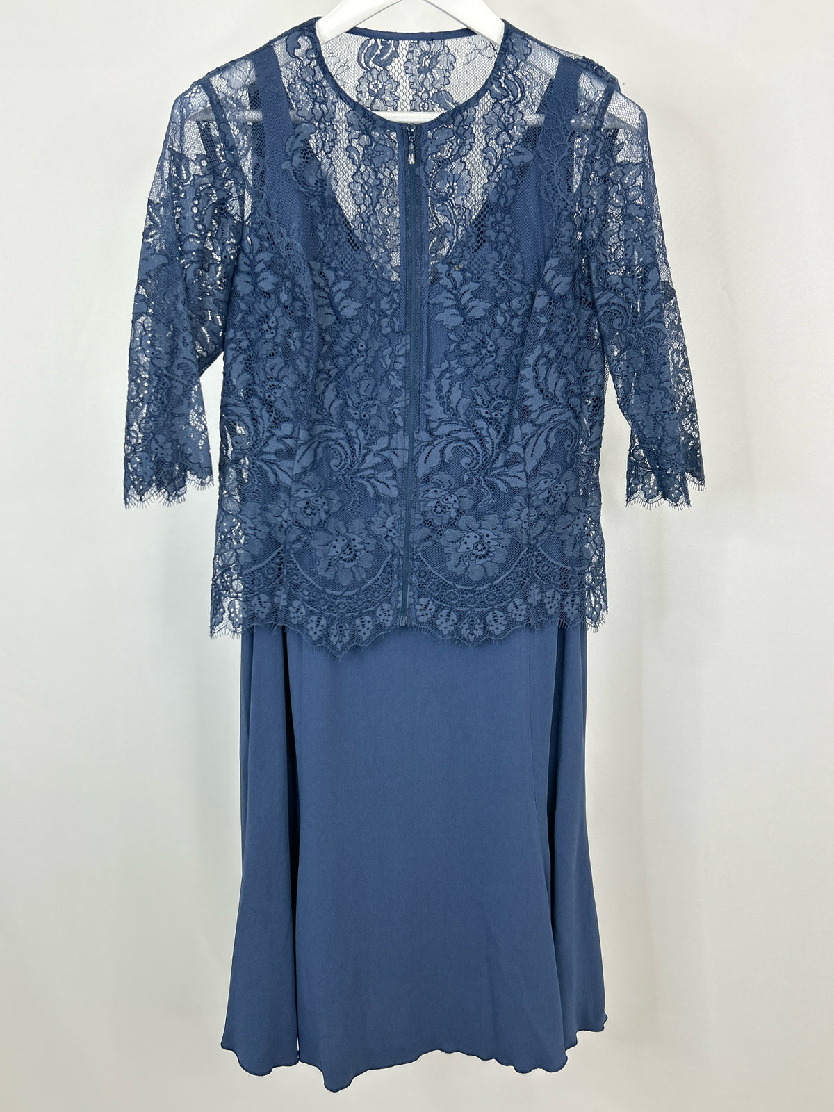 NO BRAND Size 12 Slate Blue Women Dress