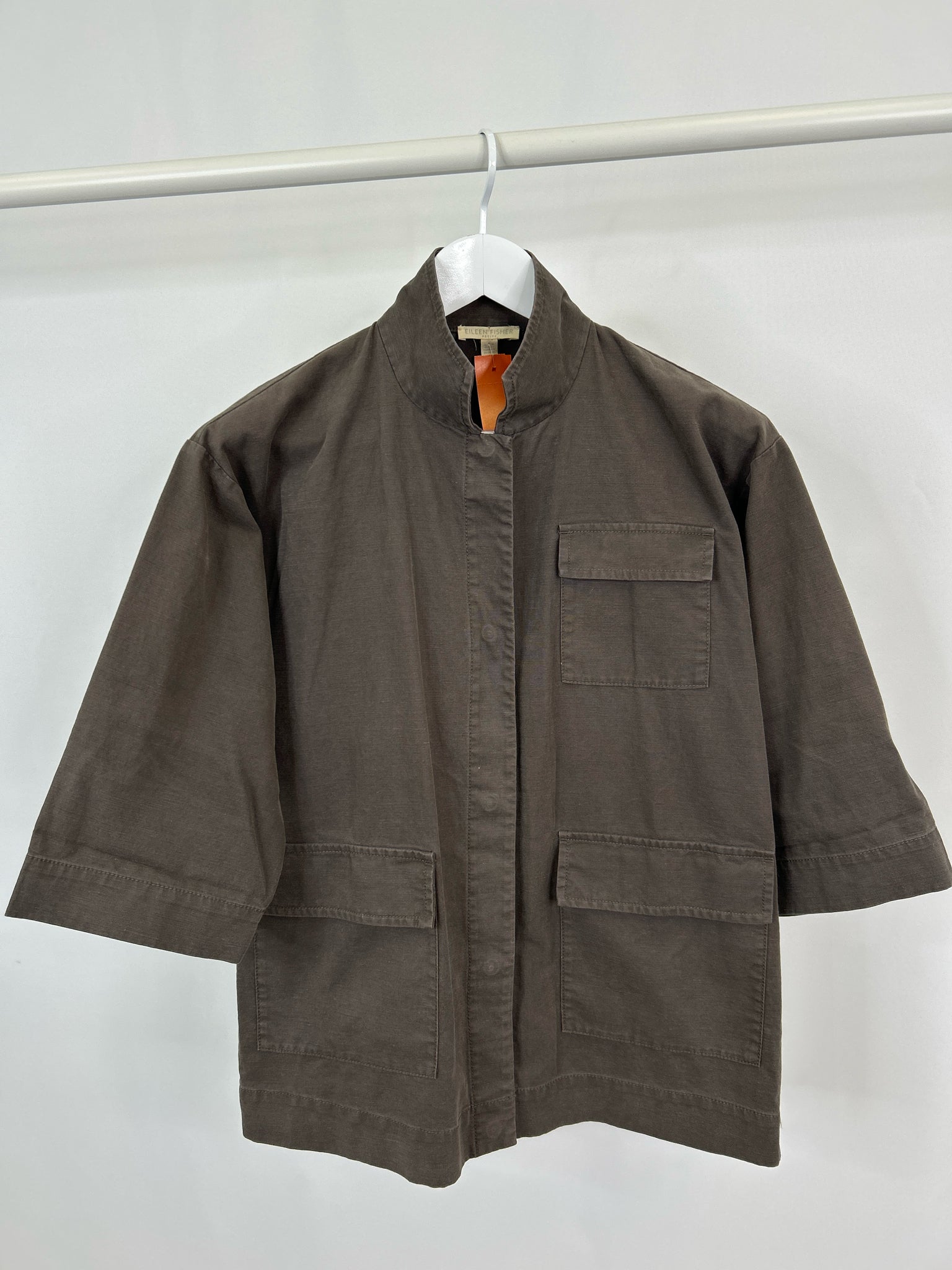 EILEEN FISHER Size PP Gray Women Jacket