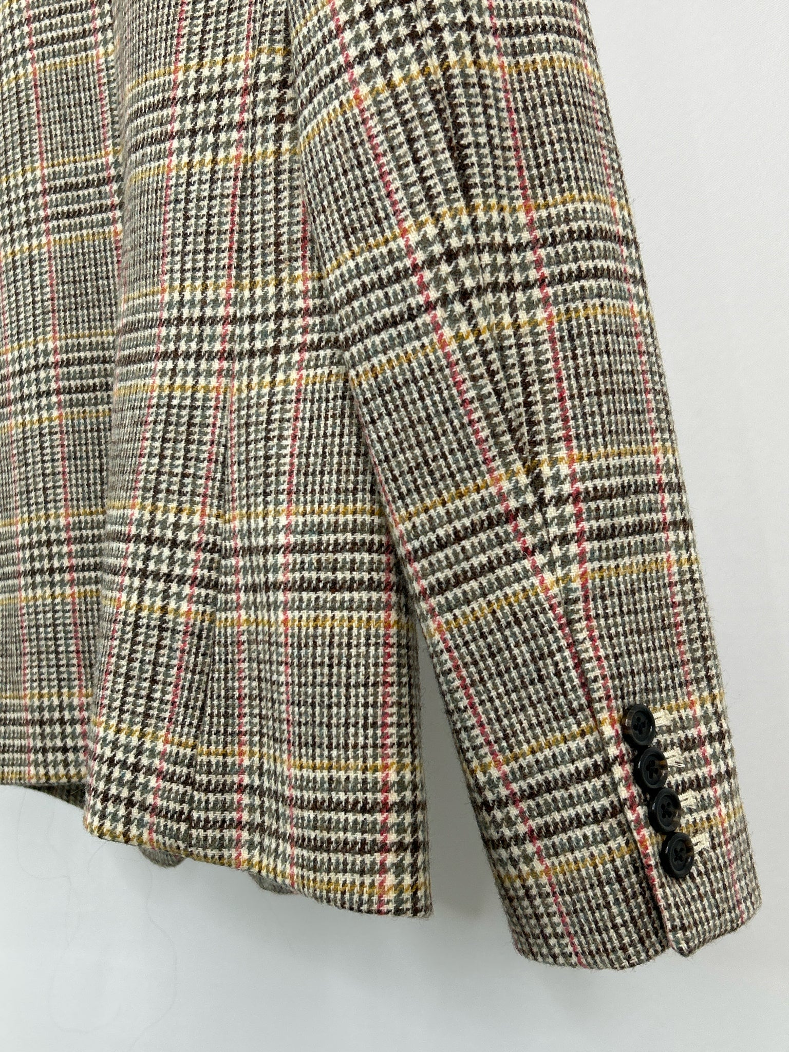 J CREW Size 10 Brown Plaid Women Blazer