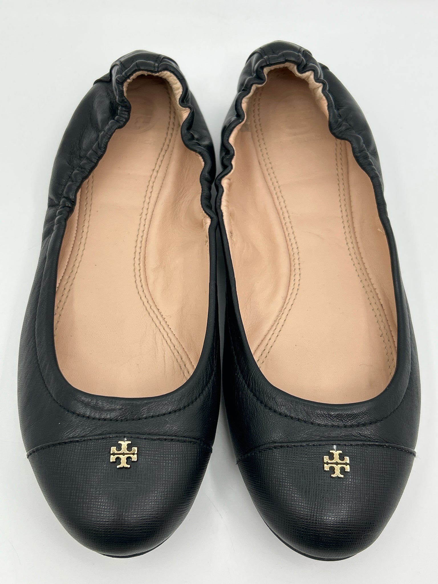 TORY BURCH Size 8.5M Black Women Flats