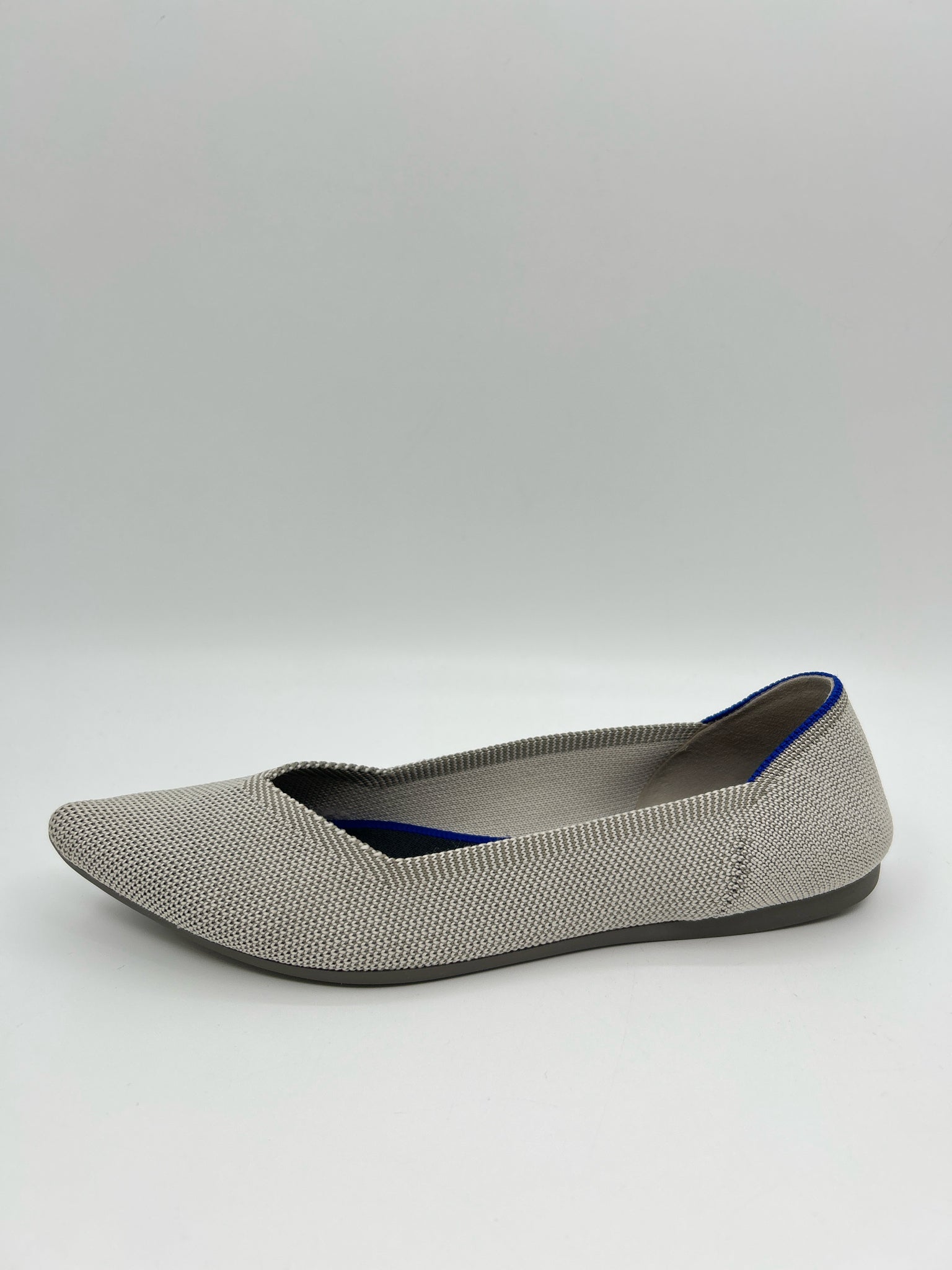 ROTHY'S Size 8.5W Grey Women Flats