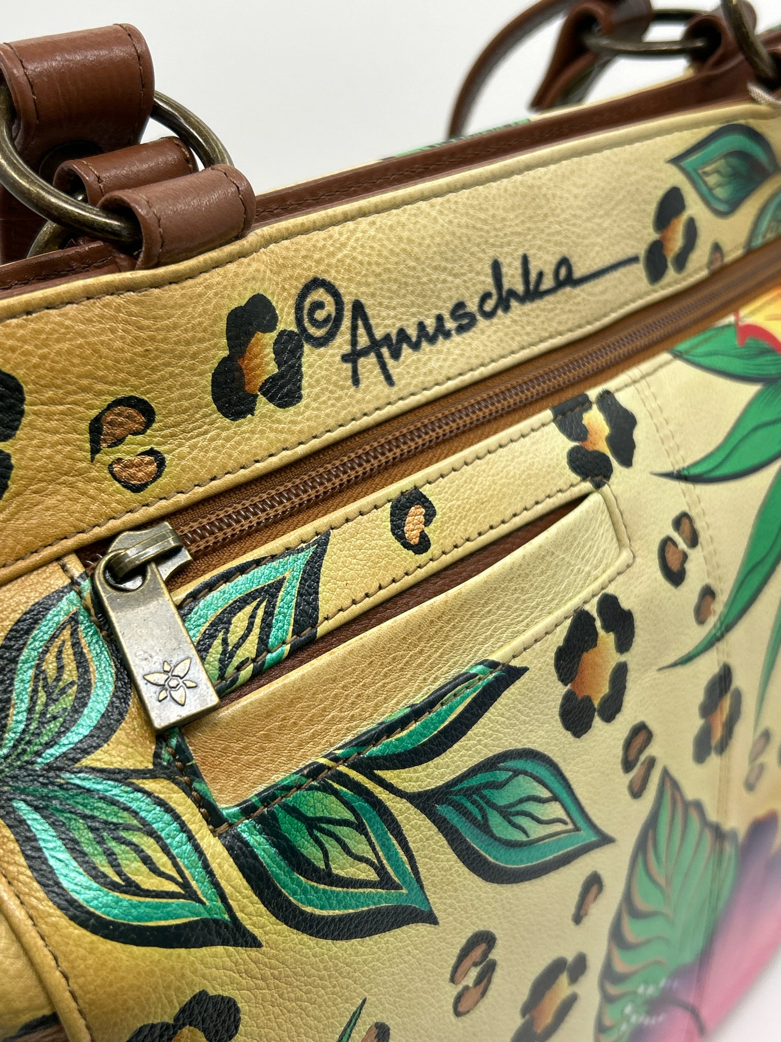 ANUSCHKA NWT Print Women Tote NWT