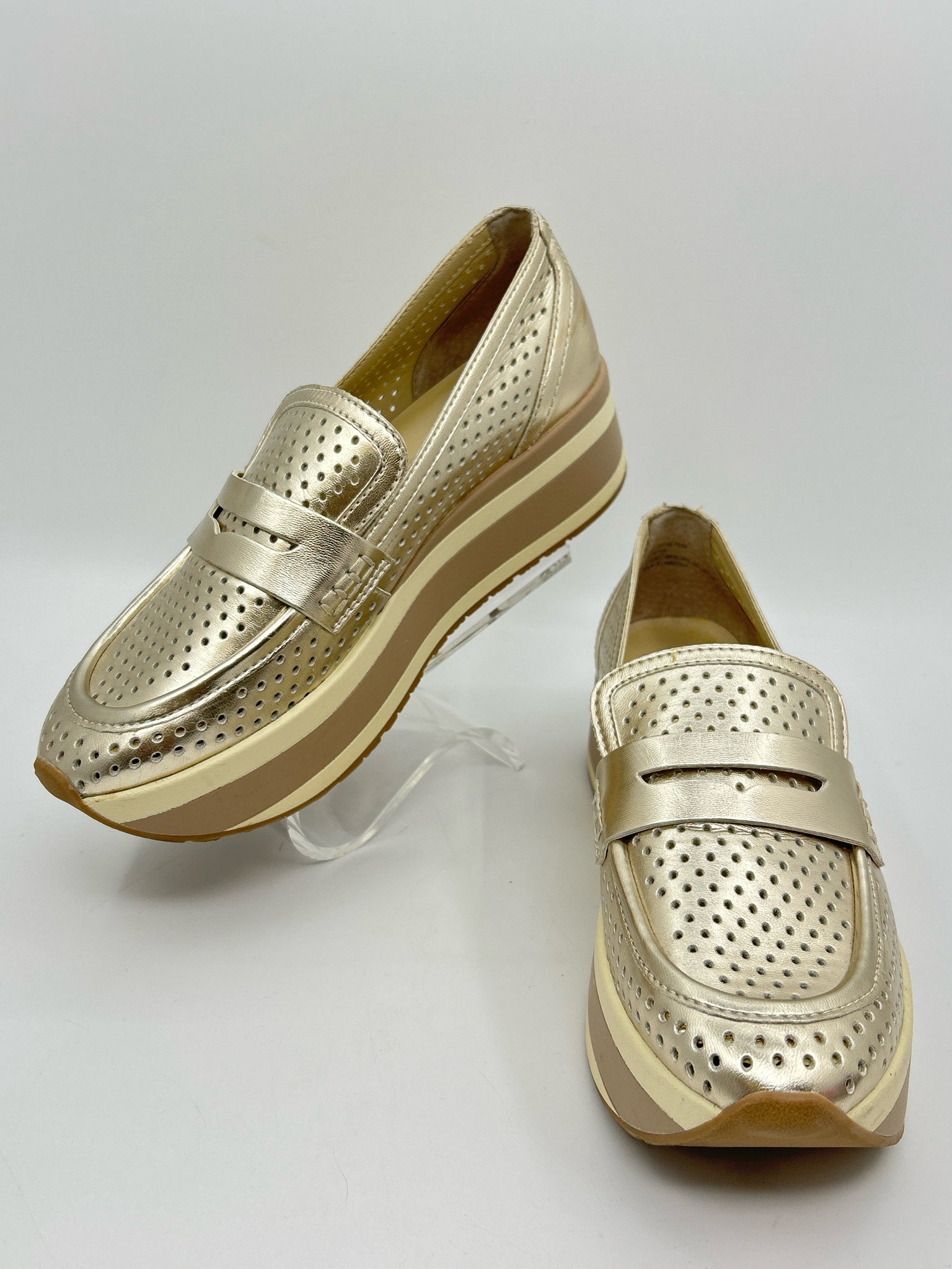 DOLCE VITA Size 8M gold metallic Women Loafer