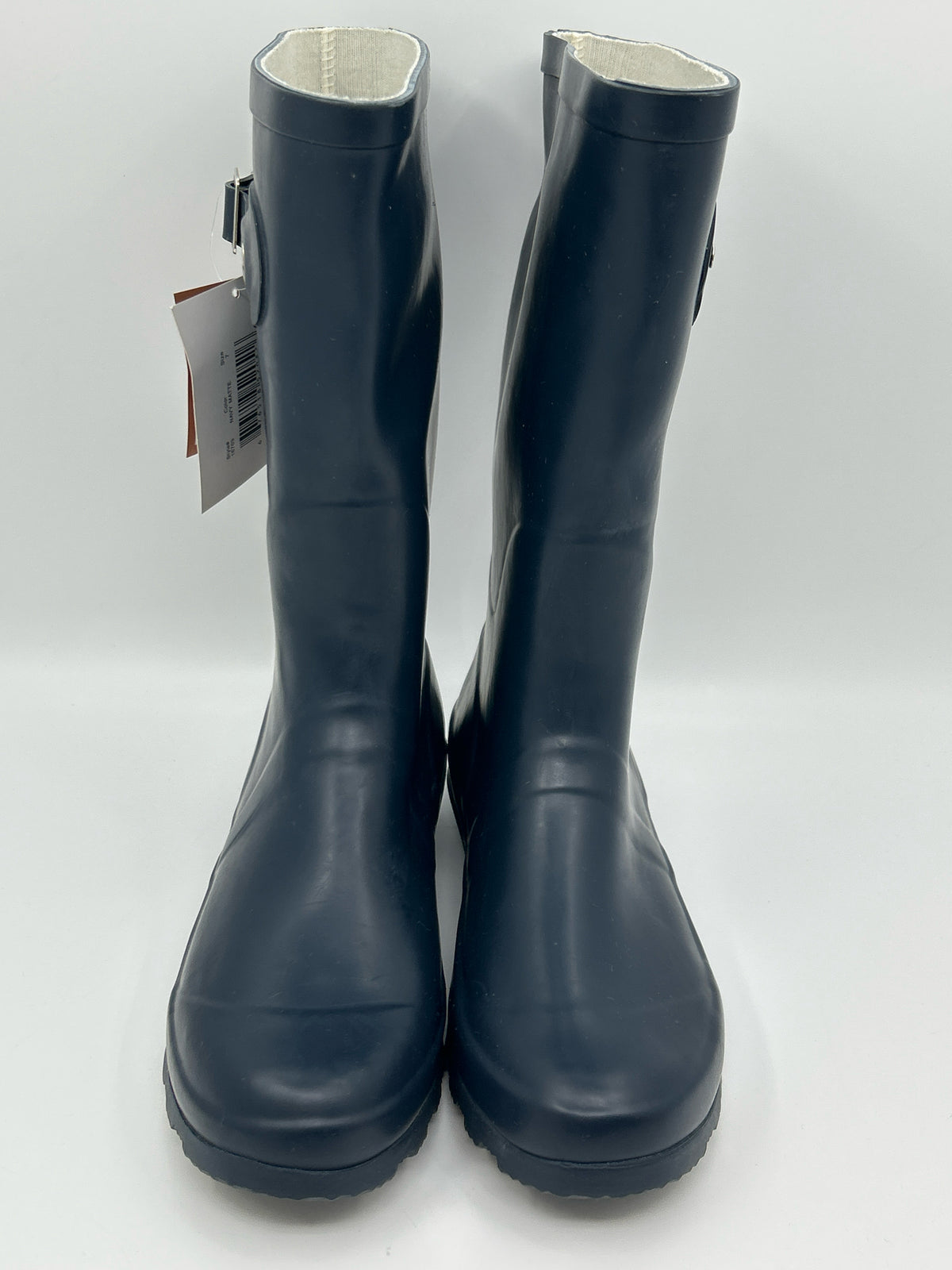 NORTY NWT Size 7 Navy Matte Women Rainboots