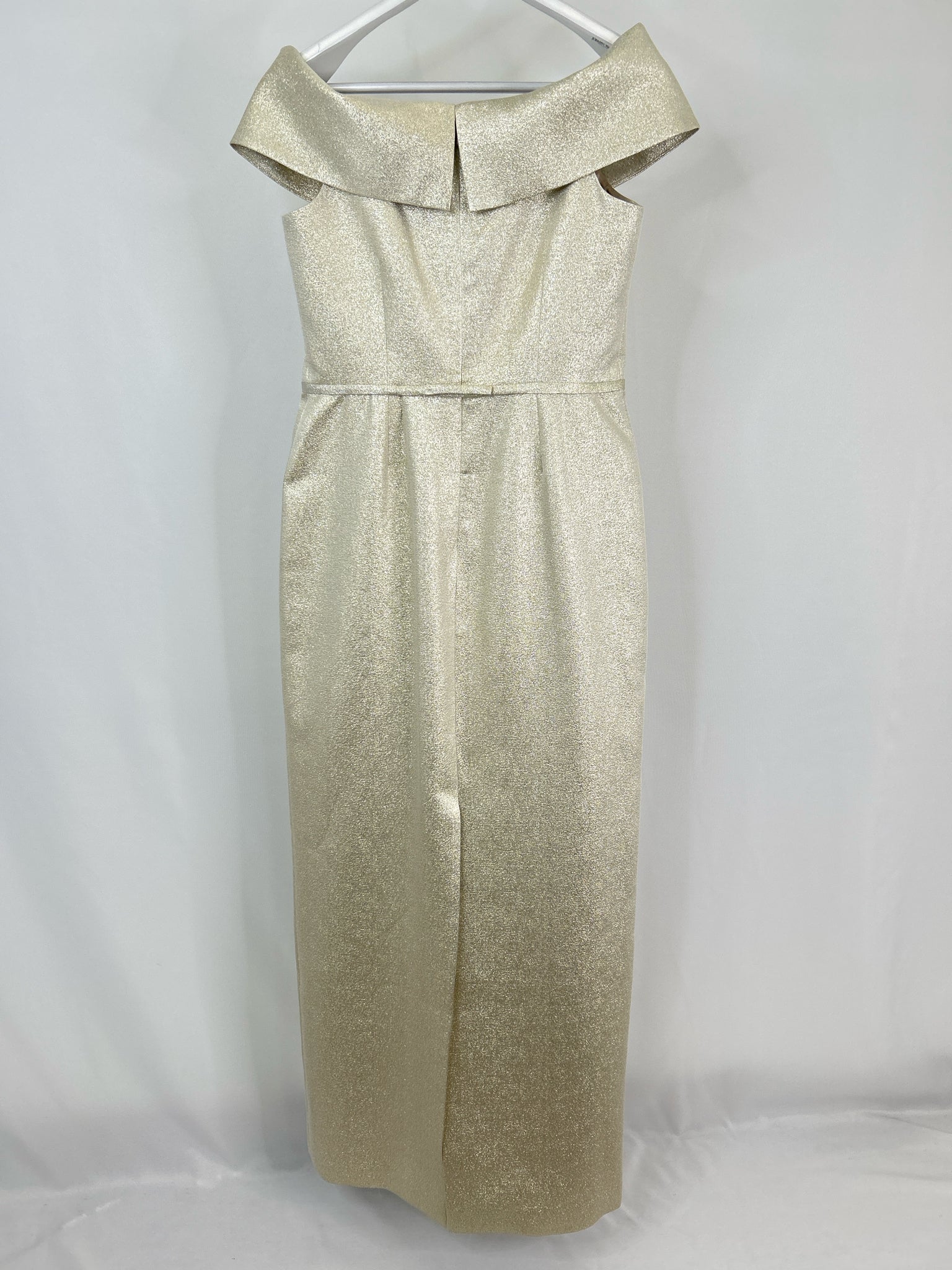 RICKIE FREEMAN TERI JON Size 12 Champagne Women Dress