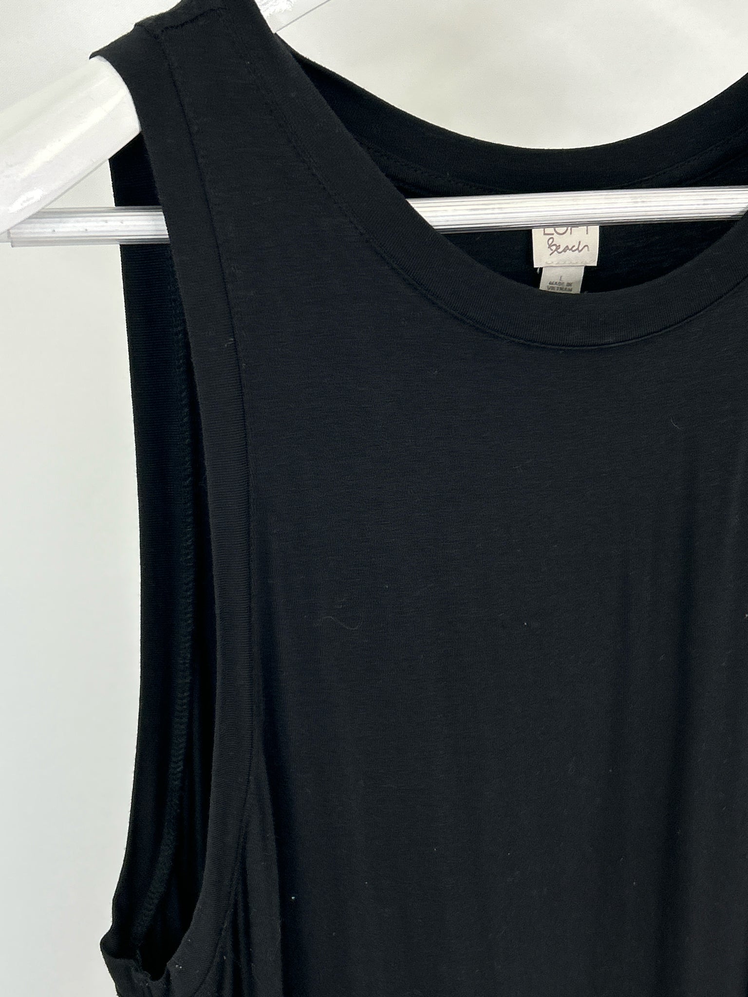 LOFT BEACH Size L Black Women Dress