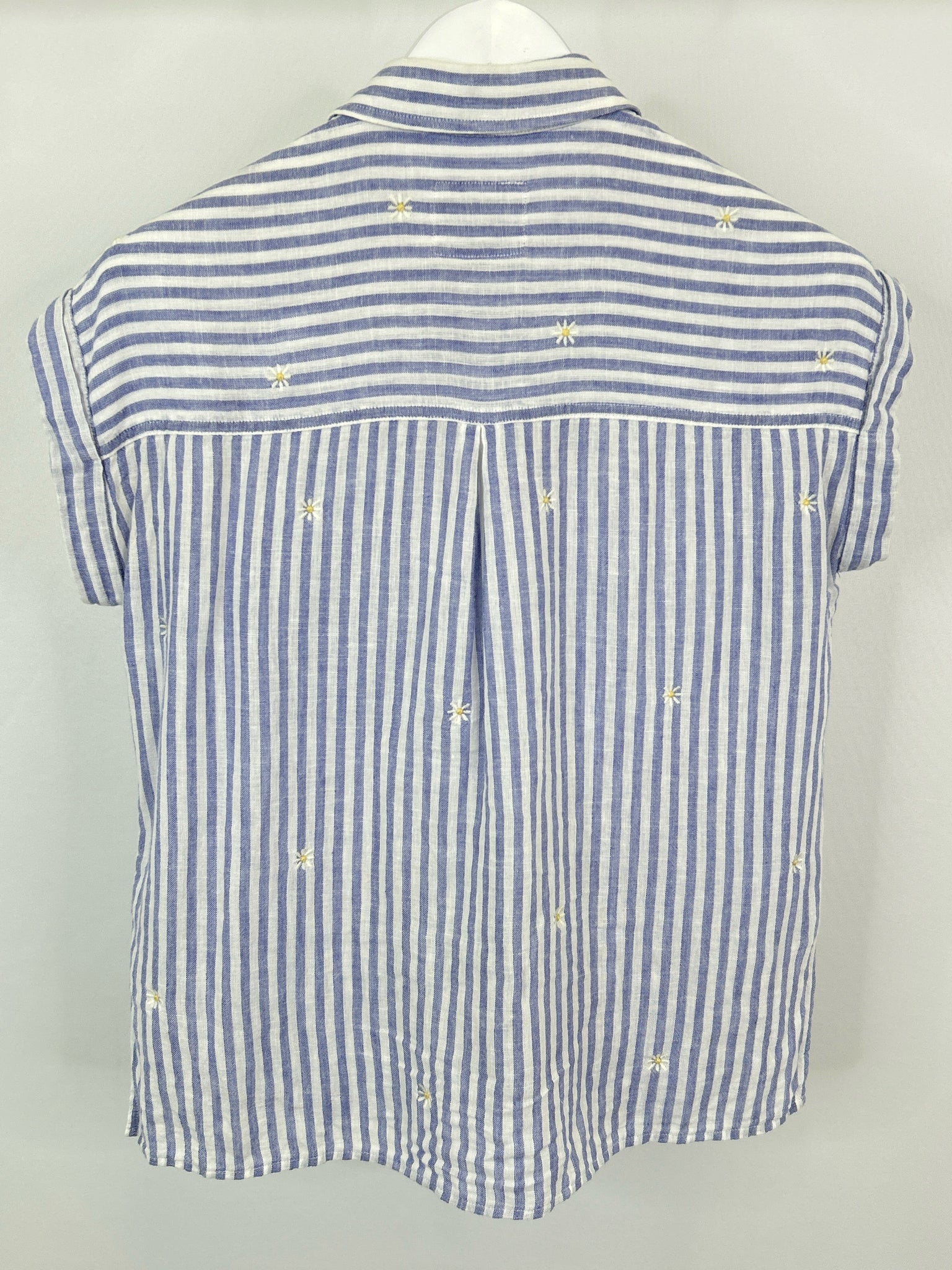 RAILS Size XS Blue Striped Women Blouse