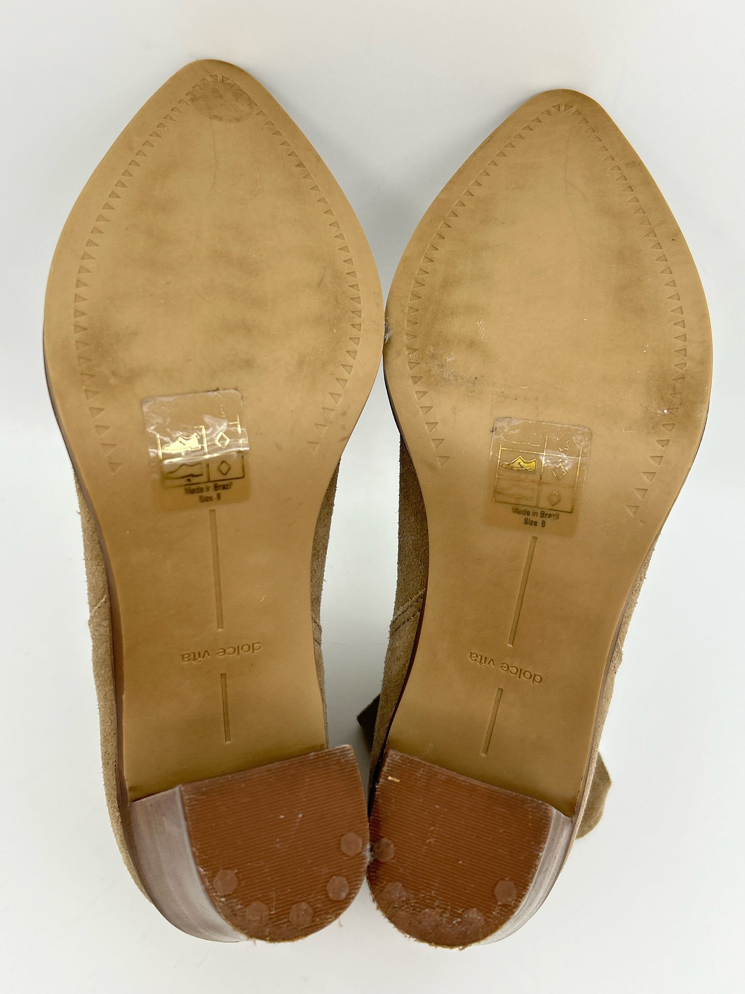 DOLCE VITA Size 8 Light Brown Women Booties