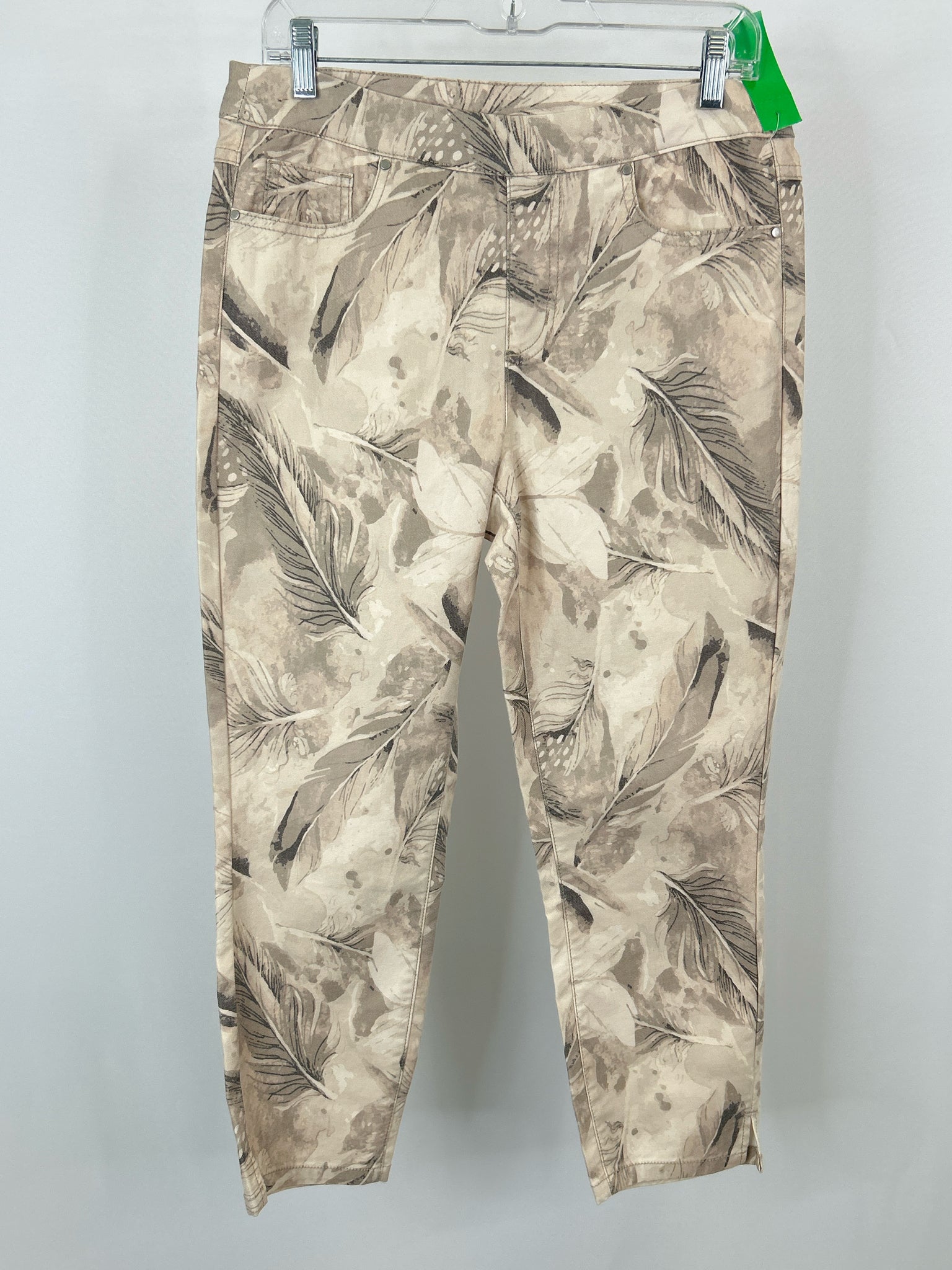 TRIBAL Size 8 GRAY FLORAL Women jeans