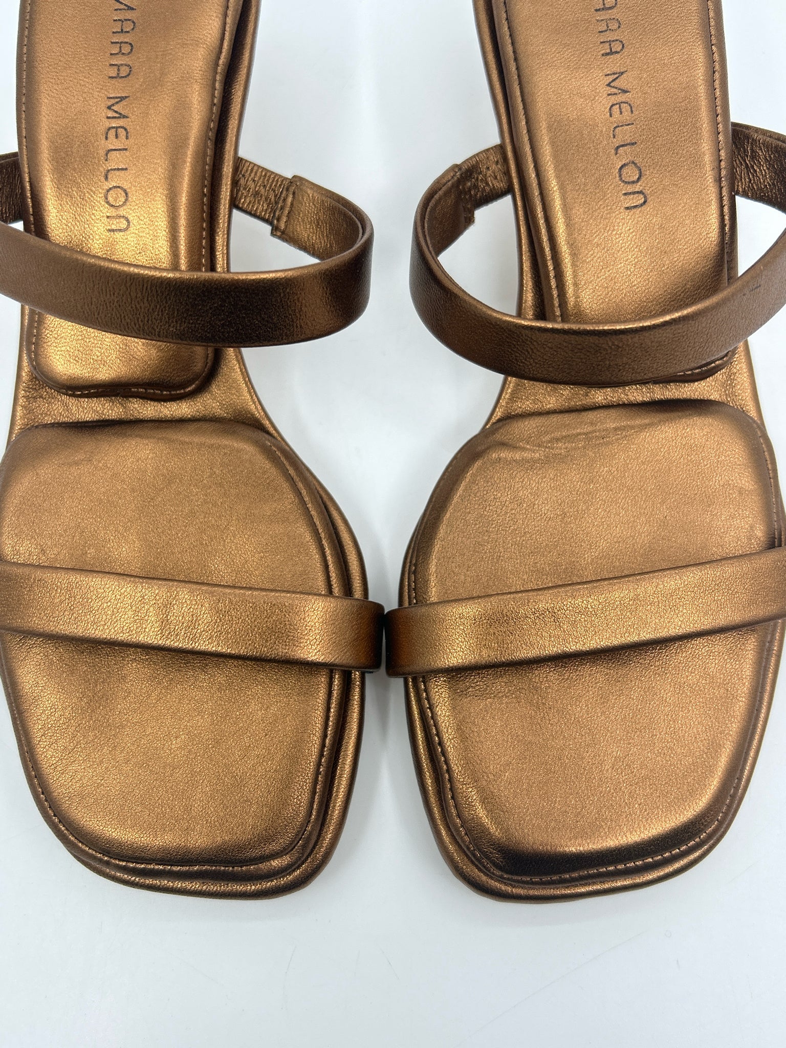 TAMARA MELLON NWOB Size 6.5 BRONZE Women Sandal