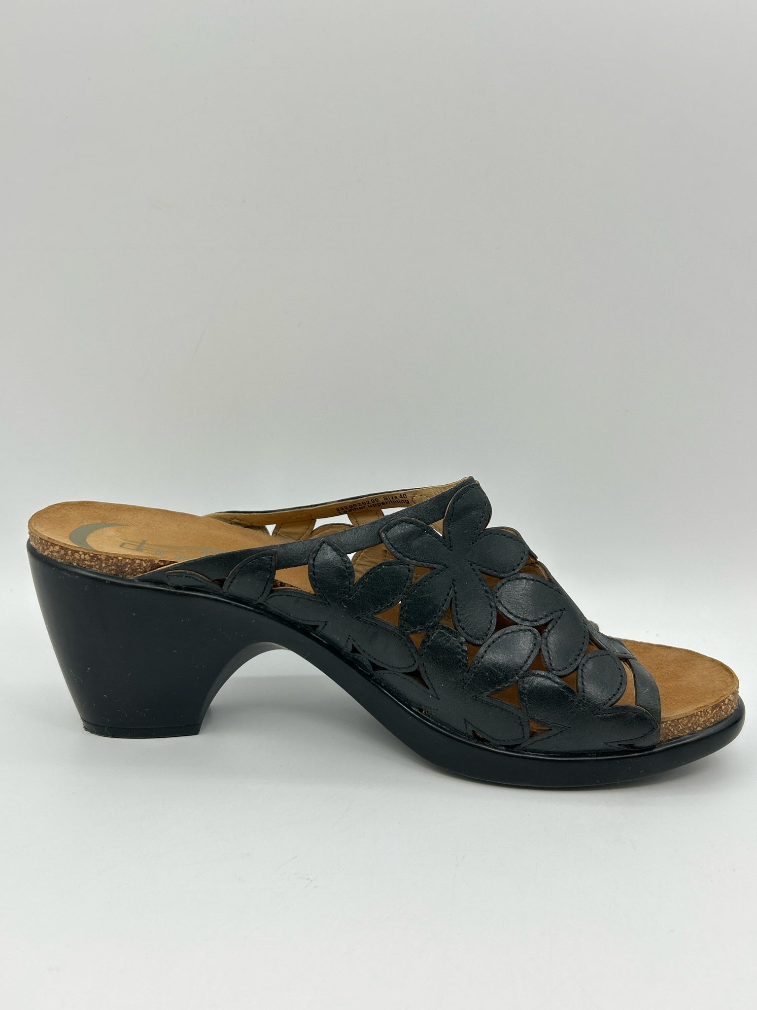 DANSKO Size 10/10.5 Black Women Sandal