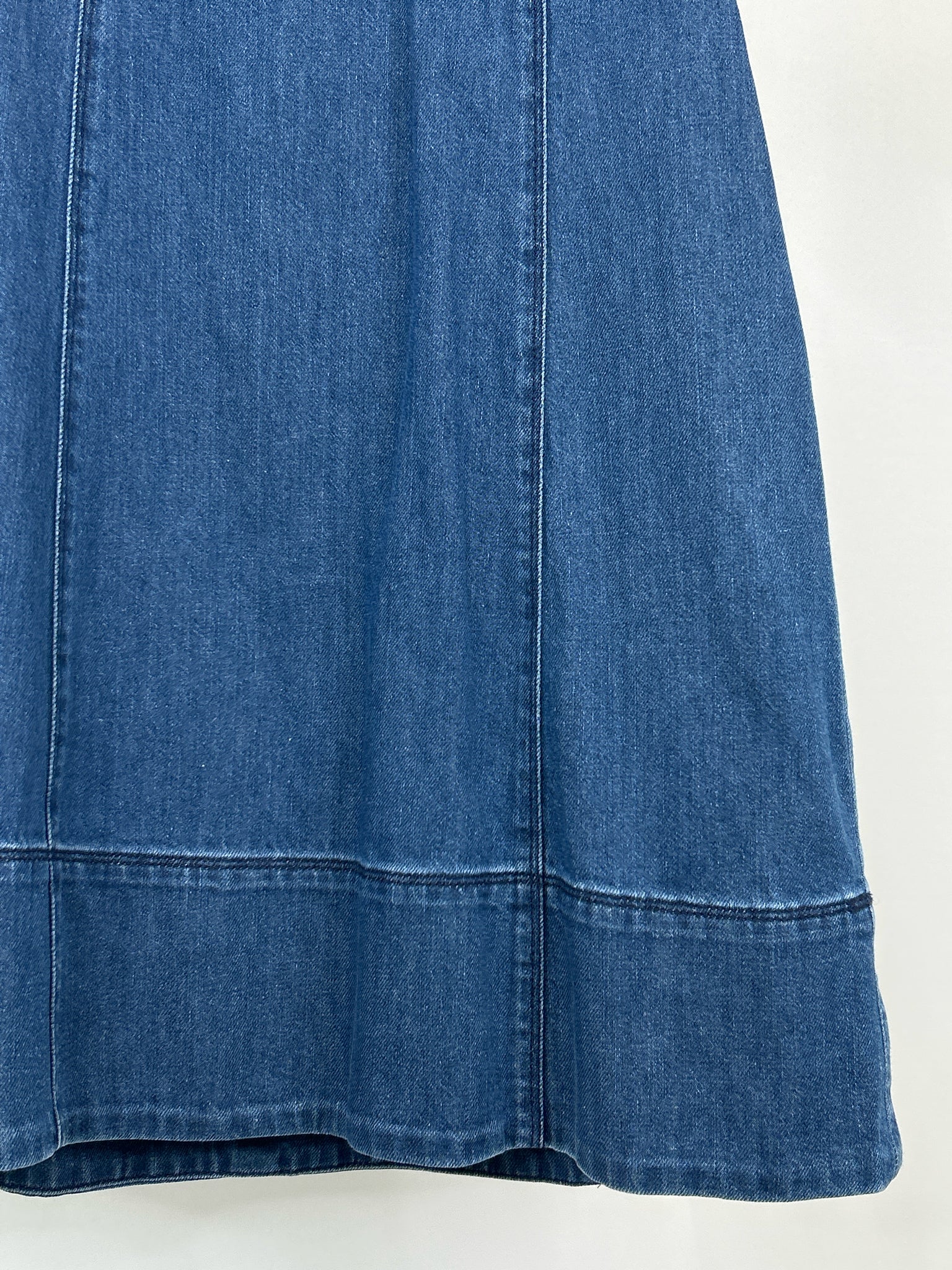 LOFT OUTLET Size 8 BLUE DENIM Women Dress