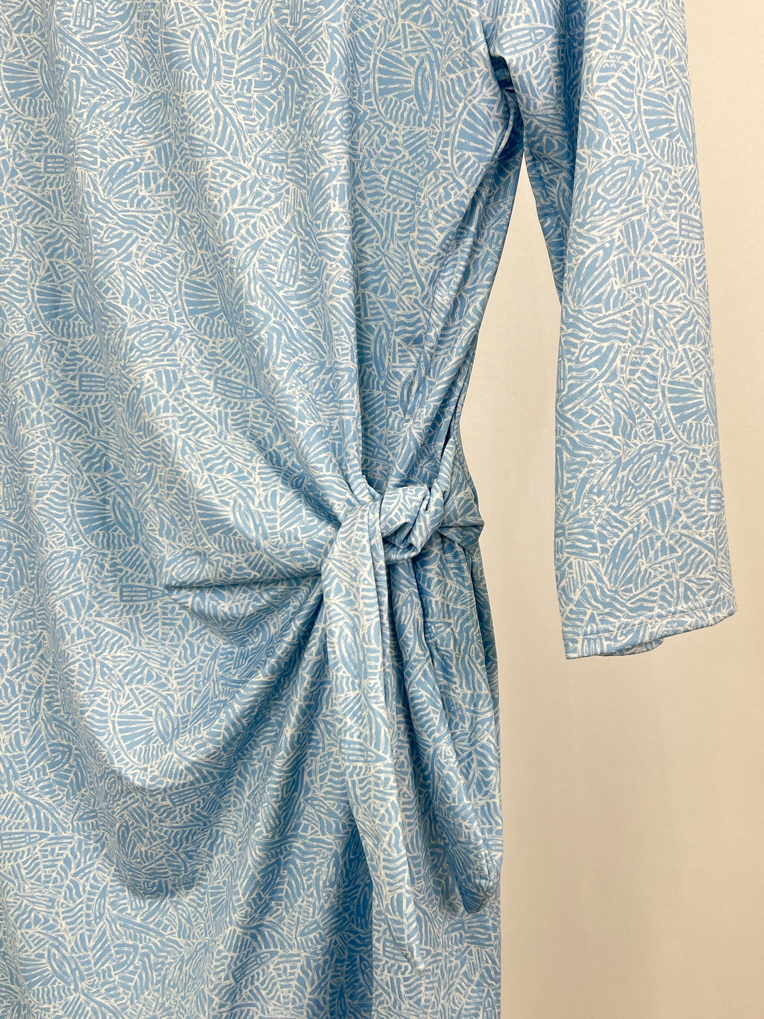 VINEYARD VINES NWT Size XL Blue Print Women Dress
