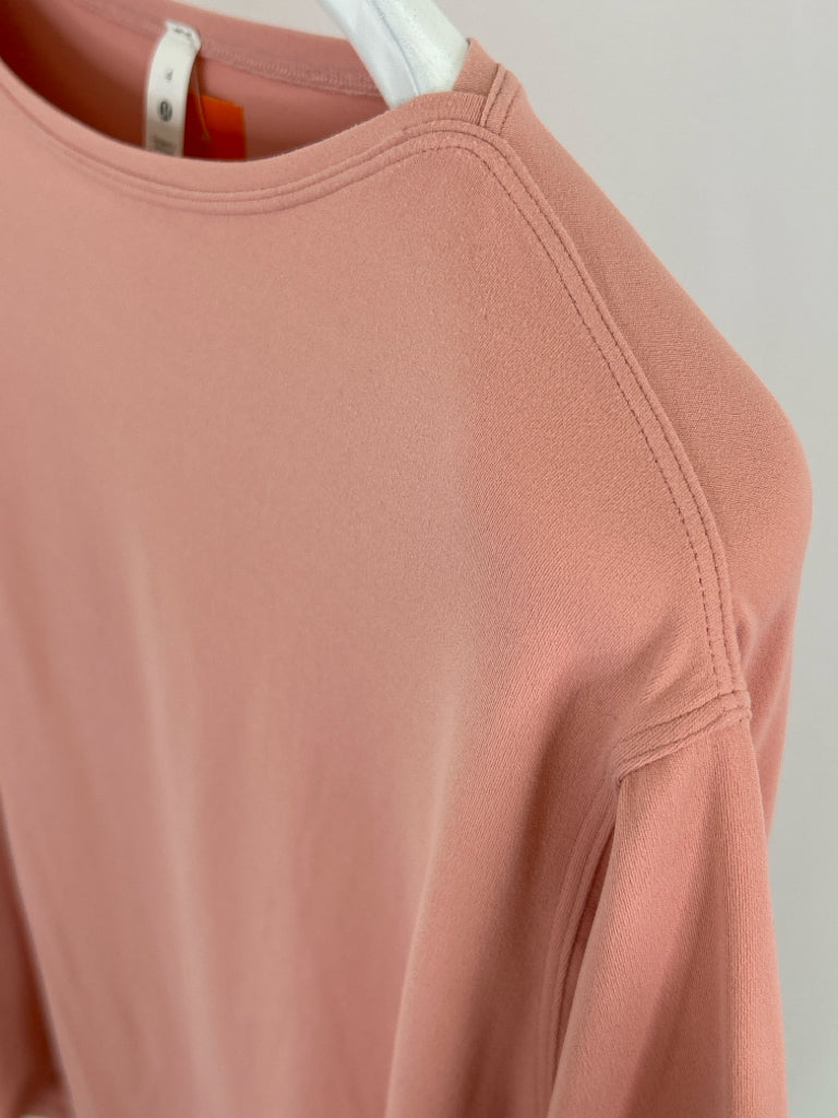 LULULEMON Size 4 Pink Workout Top