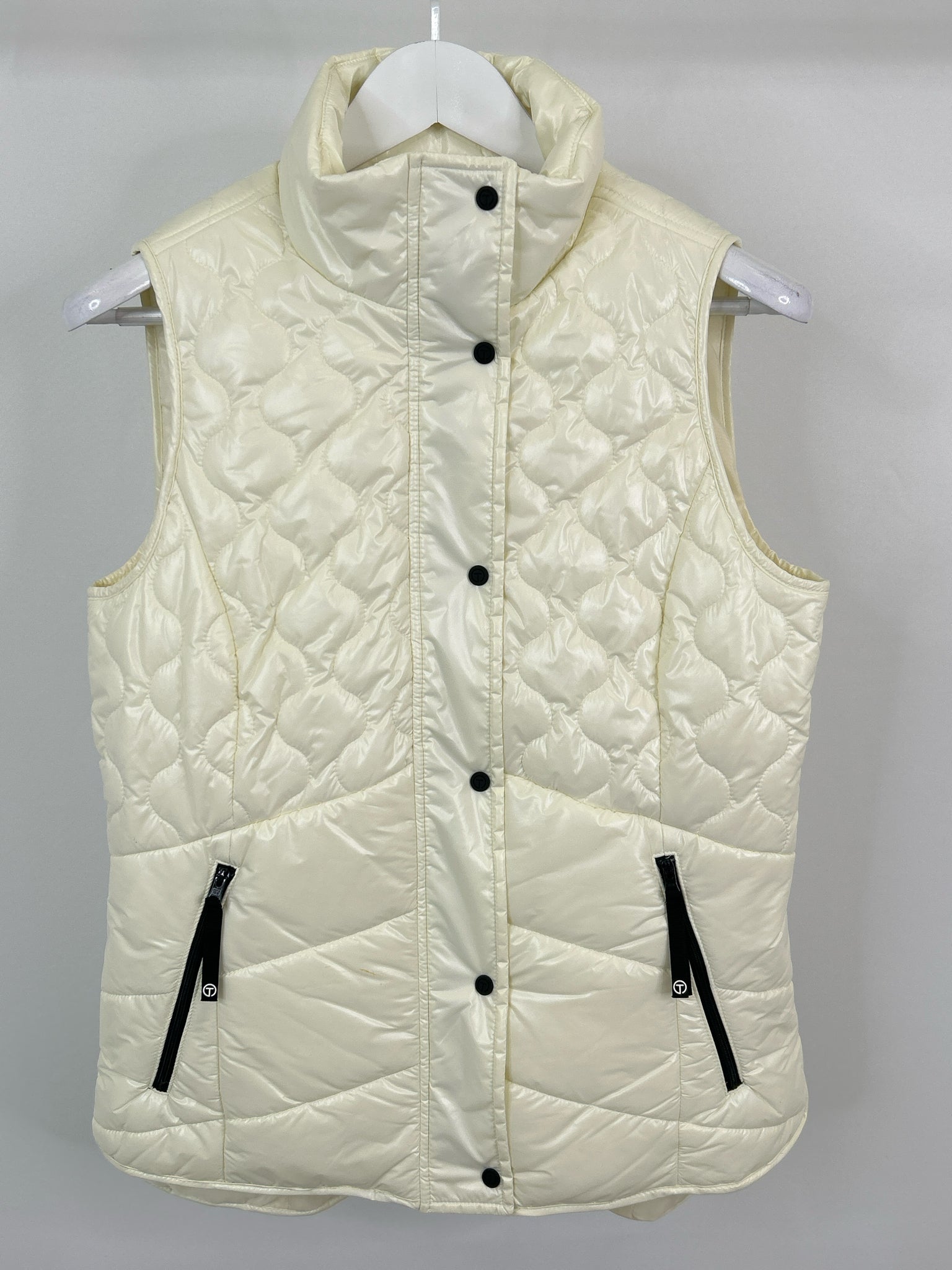T BY TALBOTS Size S White and black Women Vest