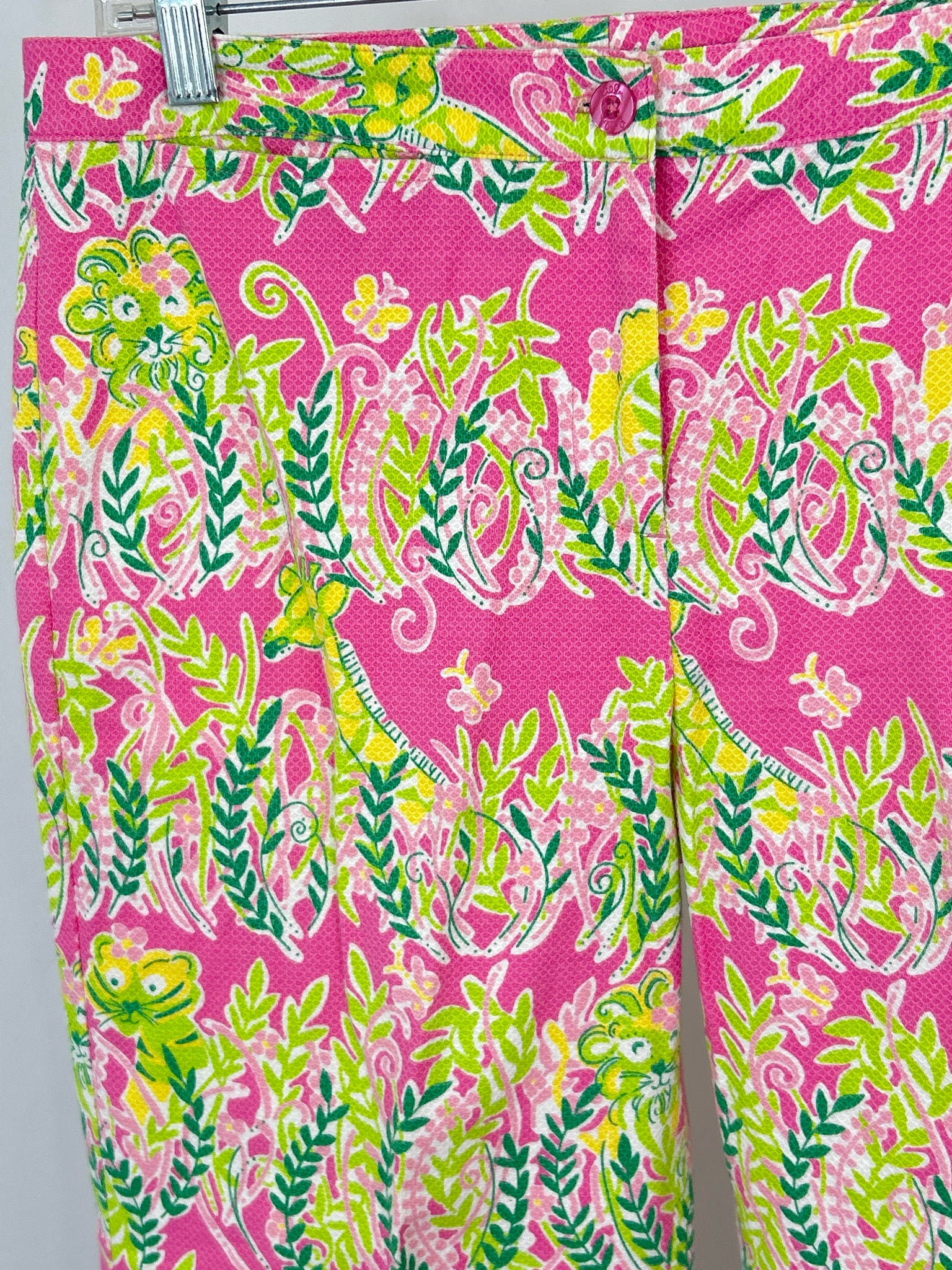 LILLY PULITZER Size 8 Pink Print Women Pants