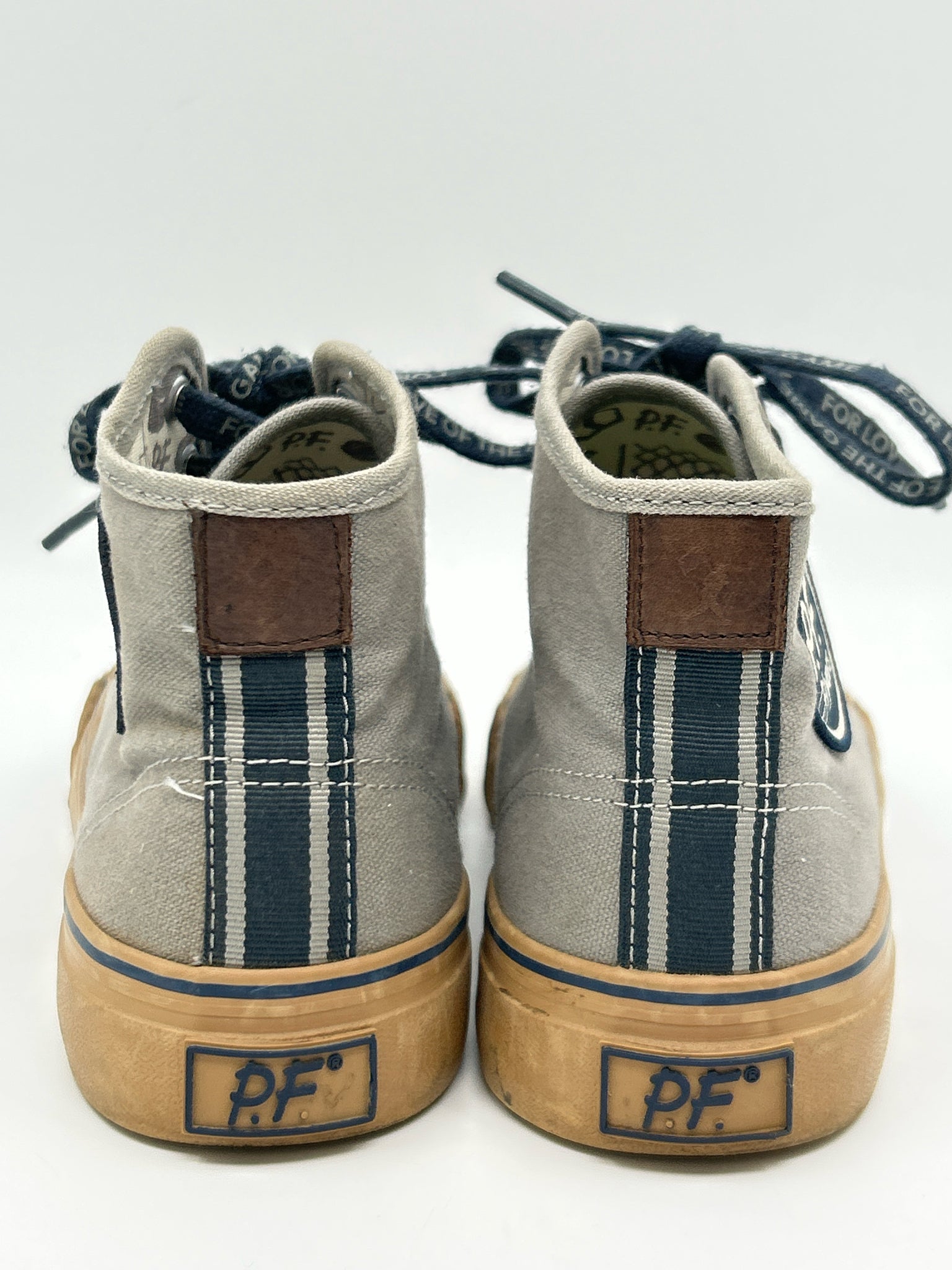 P.F. Flyers Size 6.5 Grey & Brown Women Sneakers