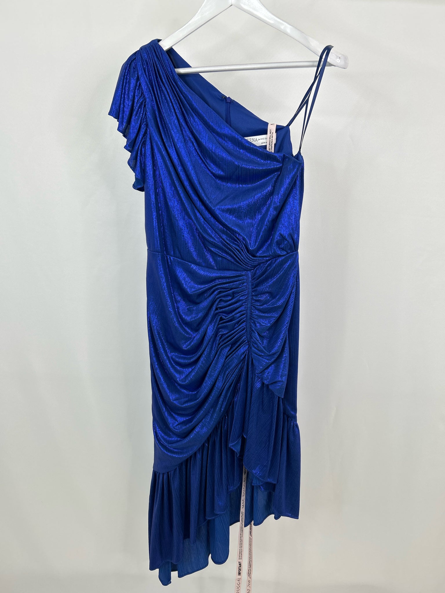IEENA for Mac Duggal Size M Cobalt Blue Women Dress NWT