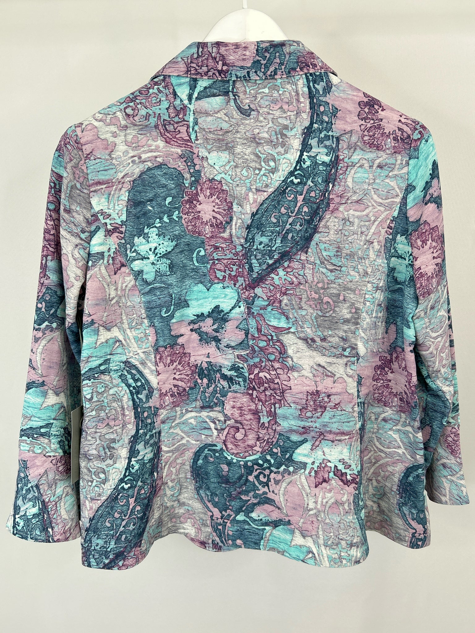 HABITAT Size S BLUE PATTERN Women Jacket