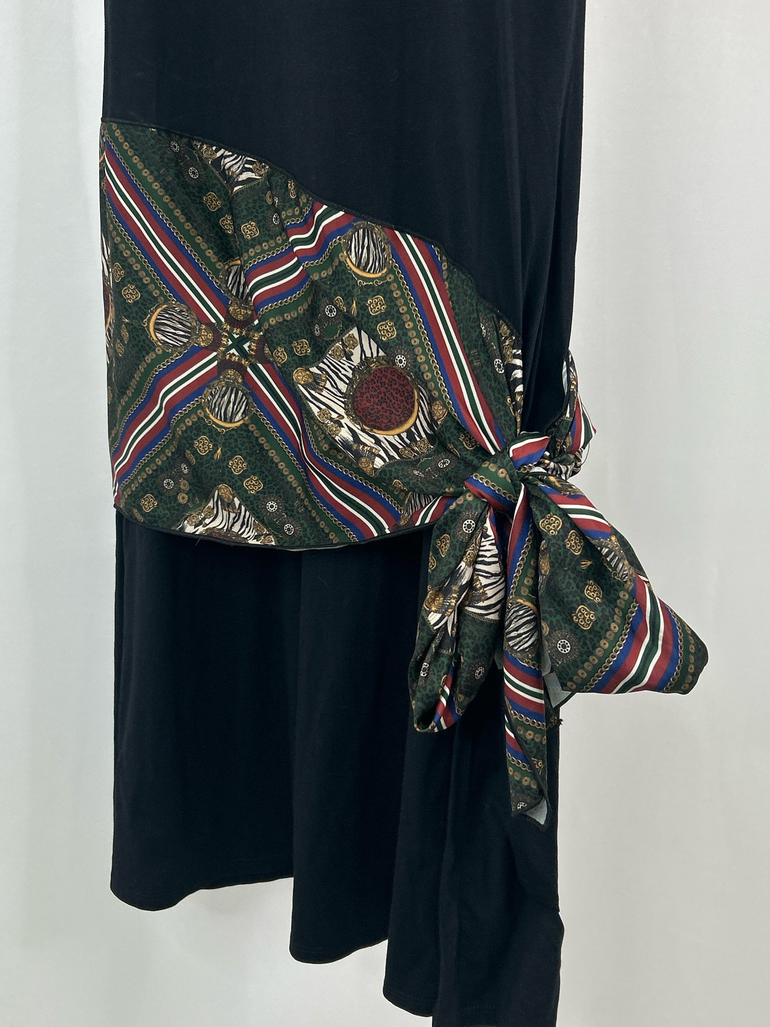 ZARA Size M Black Print Women Dress